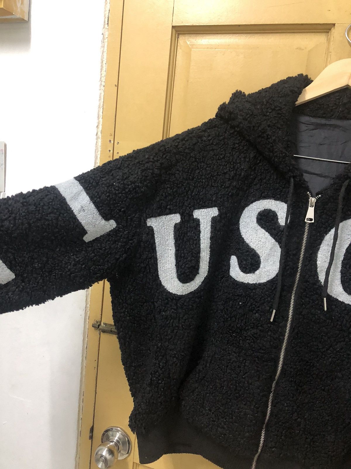 Japanese Brand Nice❗️SHEENA Spell Out Over Size Deep Pile Hoodie Size L / US 10 / IT 46 - 6 Thumbnail