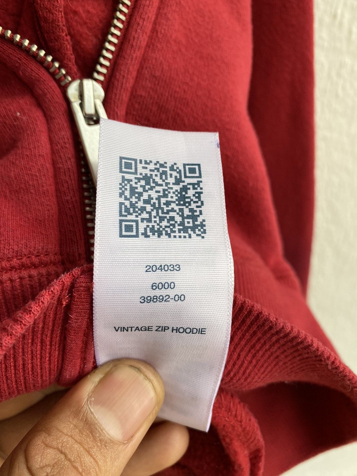 True Religion Hoodie Red Zip Up Buddha Logo