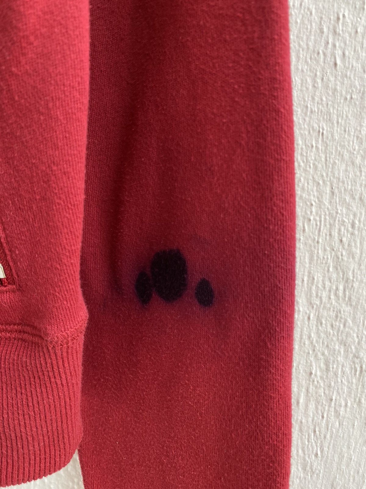 True Religion Hoodie Red Zip Up Buddha Logo