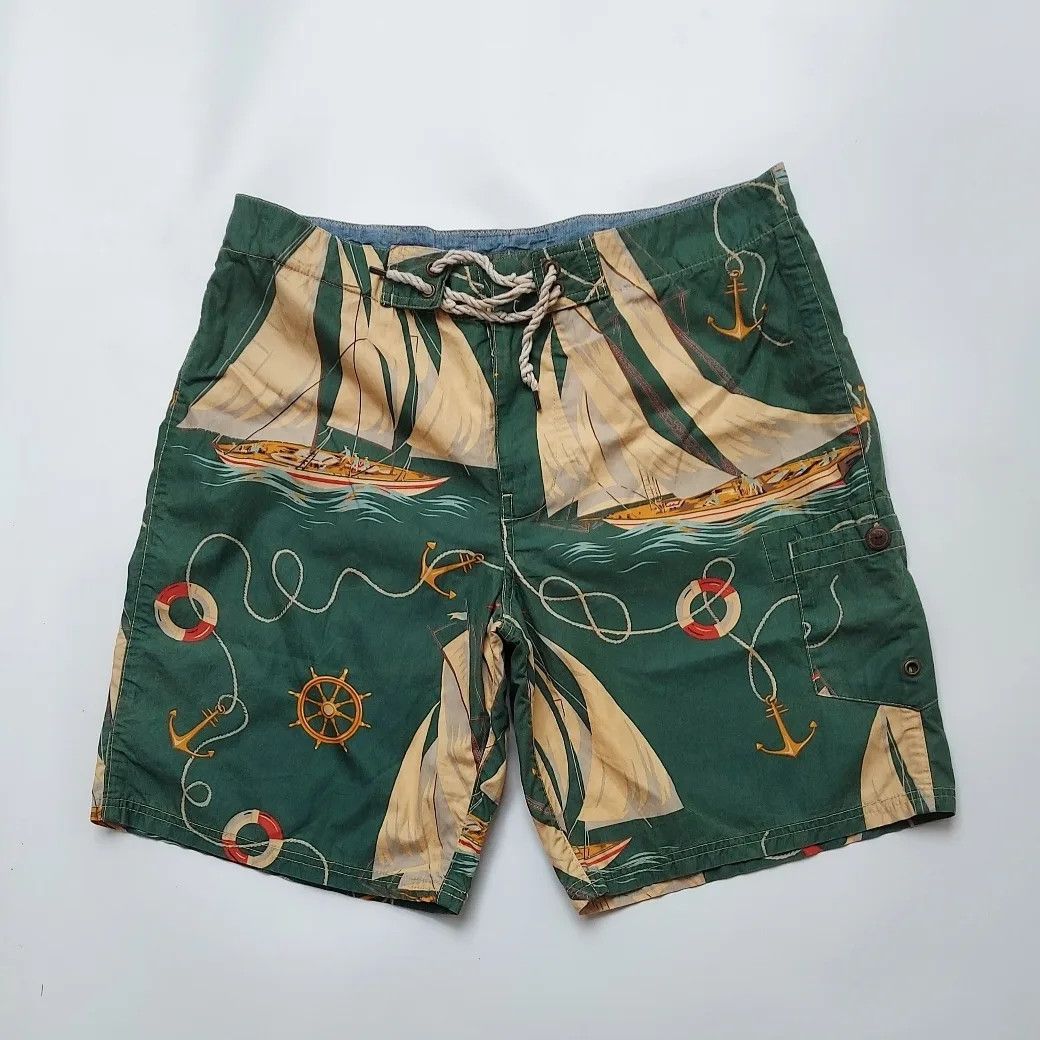 Polo Ralph Lauren × Vintage Vintage Polo Ralph Lauren Swimwear Shorts Size US 34 / EU 50 - 1 Thumbnail
