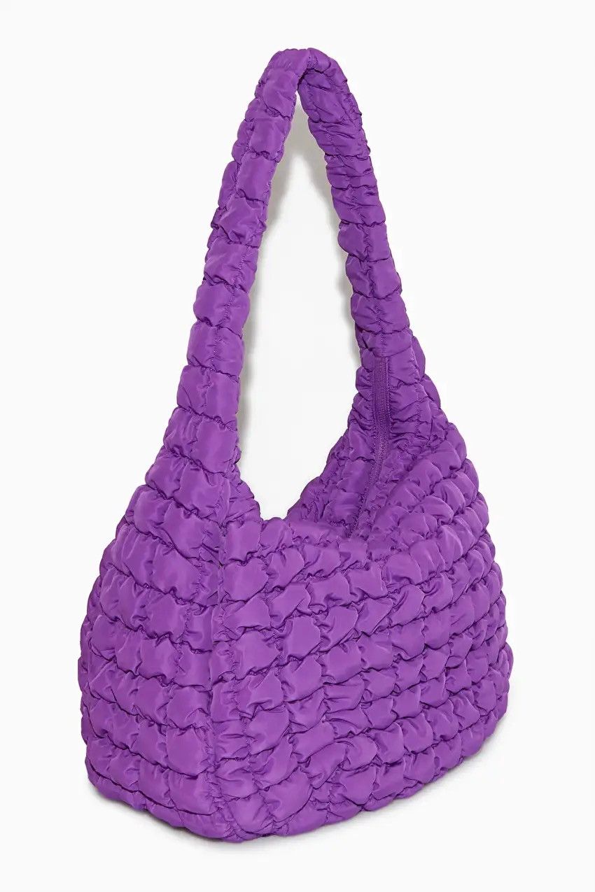 Cos (Purple) Cos Quilted Oversized Shoulder Bag | Grailed