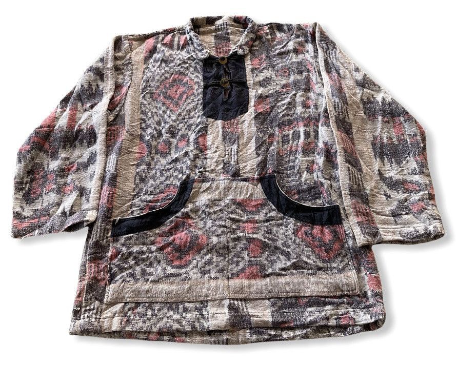 MARCO POLO NAVAJO DESIGN JACKET DUBLE POCKET