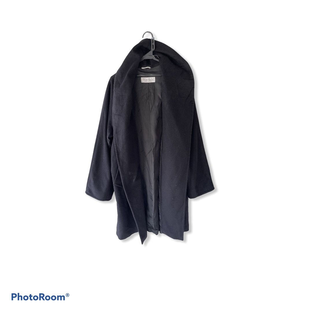 Japanese Brand MAX MARA BLACK SIZE M TRANCE COAT RAYON Size US M / EU 48-50 / 2 - 1 Thumbnail