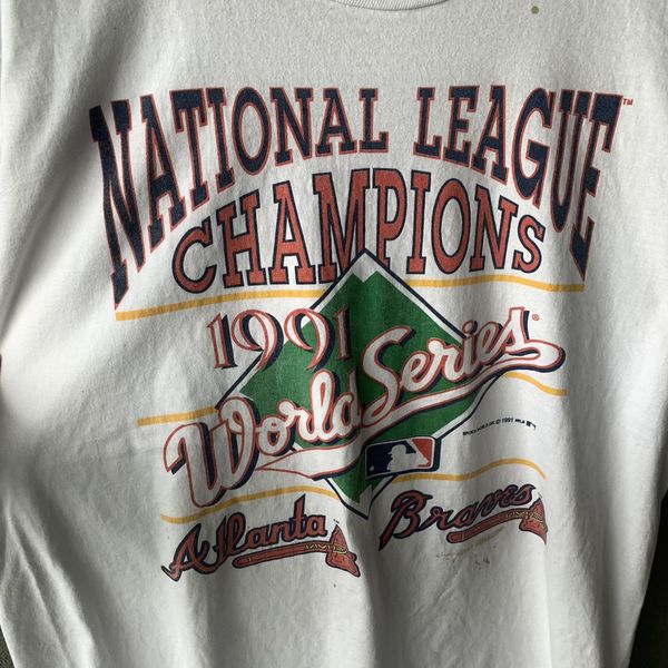 1991 World Series Braves National League Champions Graphic Tee