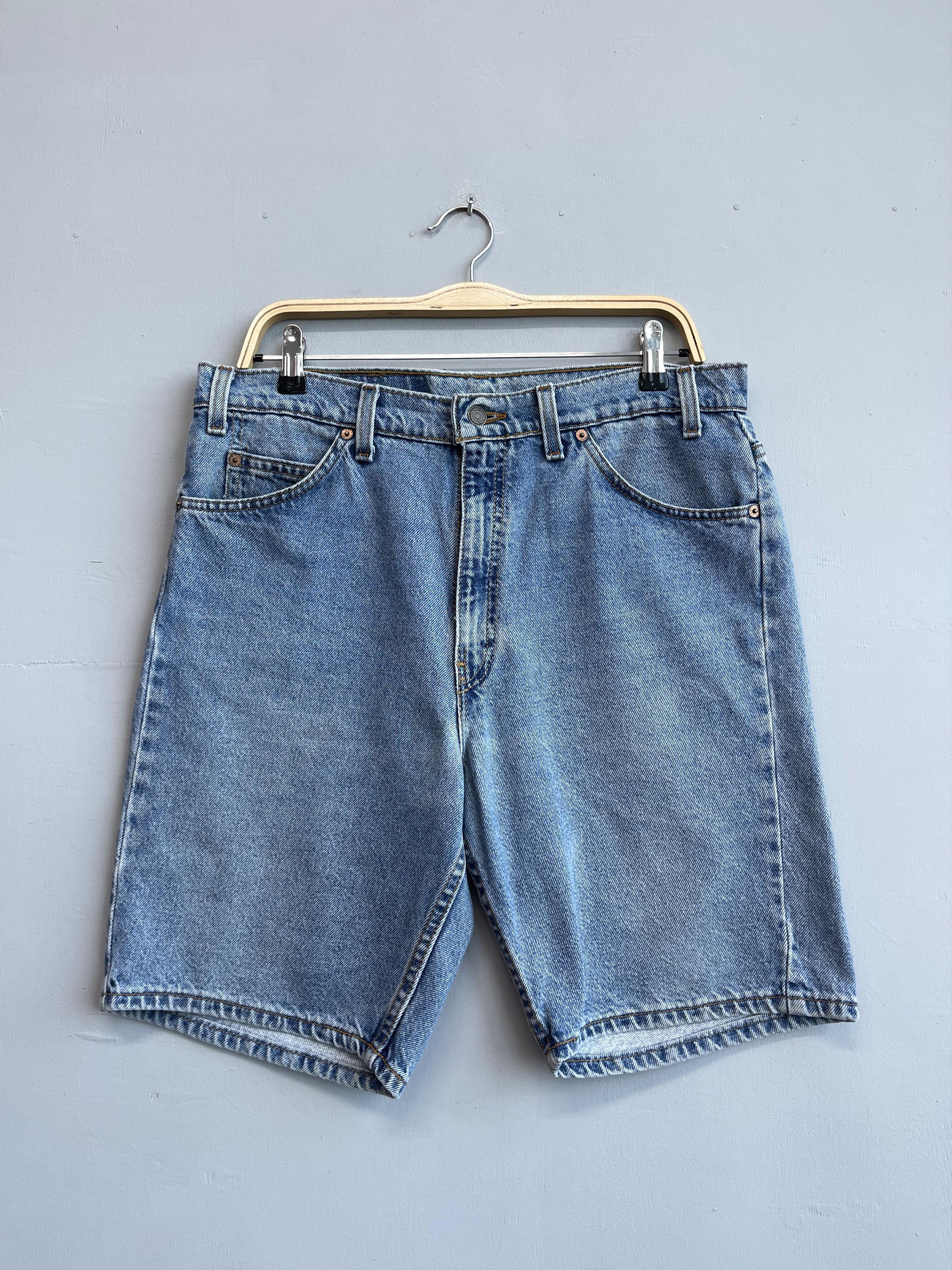 Vintage 90s Levis 505 Short Jeans Made In Usa Size 34