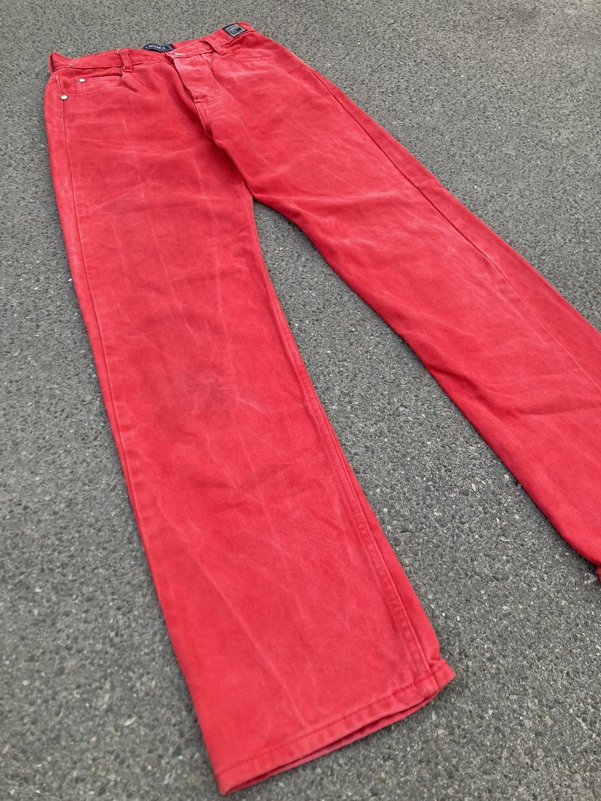Versace Jeans Couture Versace Couture Vintage Red Classic Pants Made in Italy Size US 30 / EU 46 - 2 Thumbnail