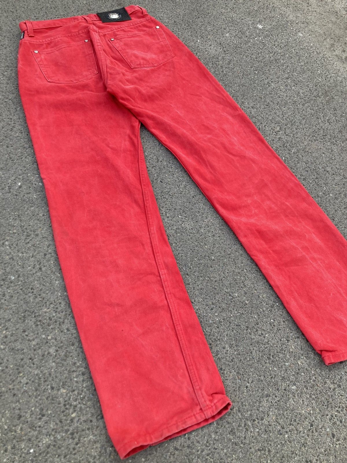 Versace Jeans Couture Versace Couture Vintage Red Classic Pants Made in Italy Size US 30 / EU 46 - 5 Thumbnail
