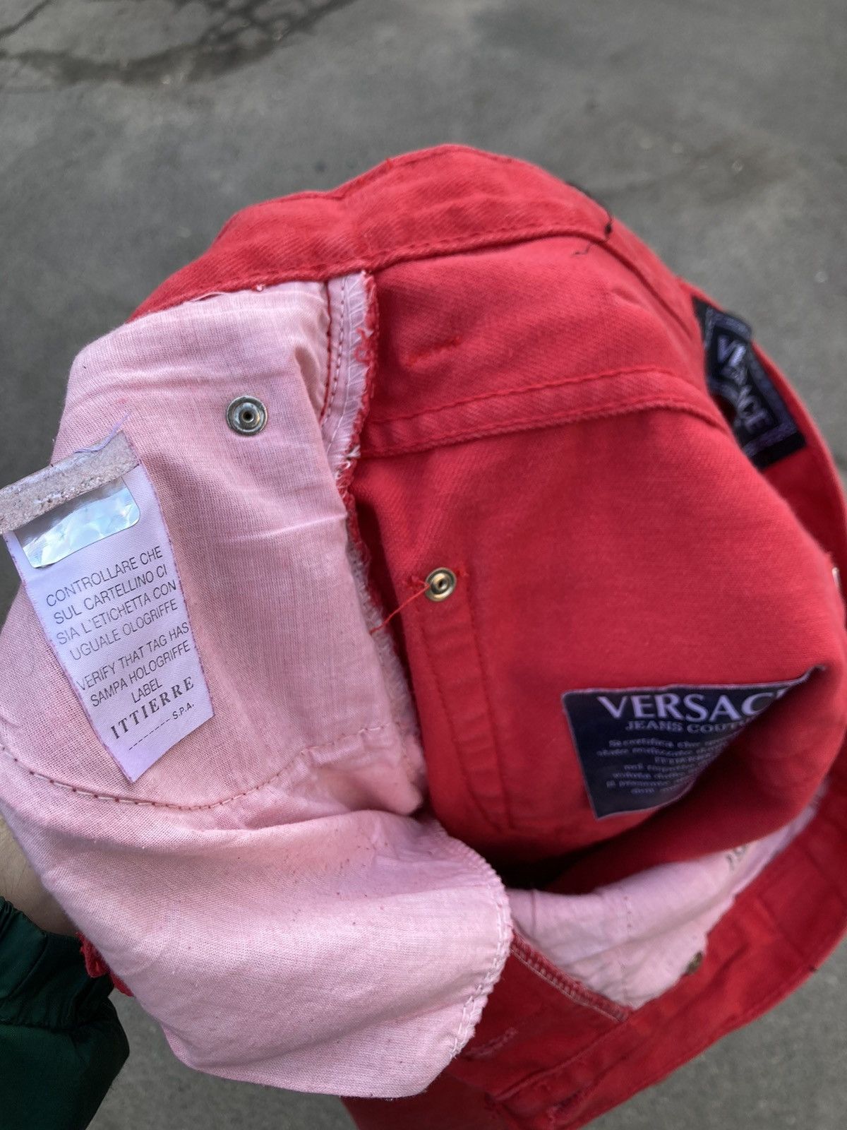 Versace Jeans Couture Versace Couture Vintage Red Classic Pants Made in Italy Size US 30 / EU 46 - 9 Thumbnail