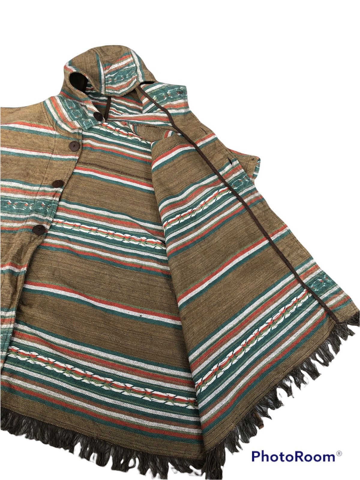 Native Amina Native Navajo Poncho Cloaks Capes Size US L / EU 52-54 / 3 - 5 Thumbnail