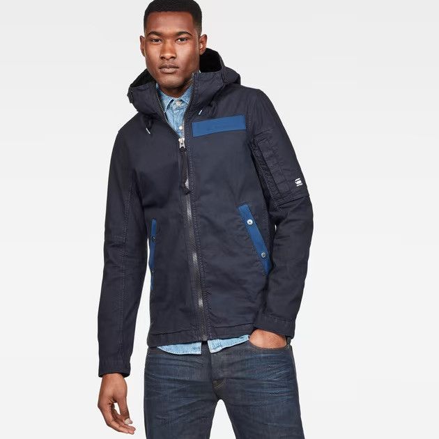 G-Star Raw Batt Hdd Overshirt LS Jacket Navy