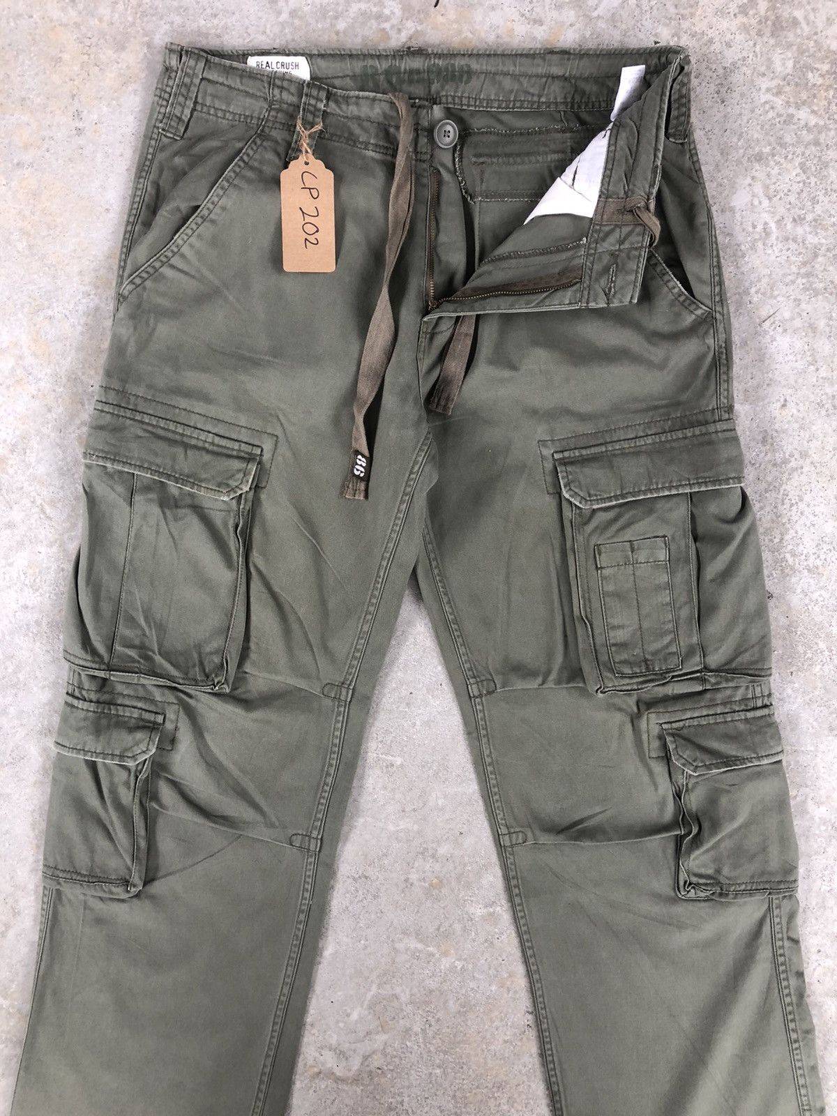 Seditionaries Real Crush Cargo Pants Tactical Multipocket Size US 34 / EU 50 - 3 Thumbnail
