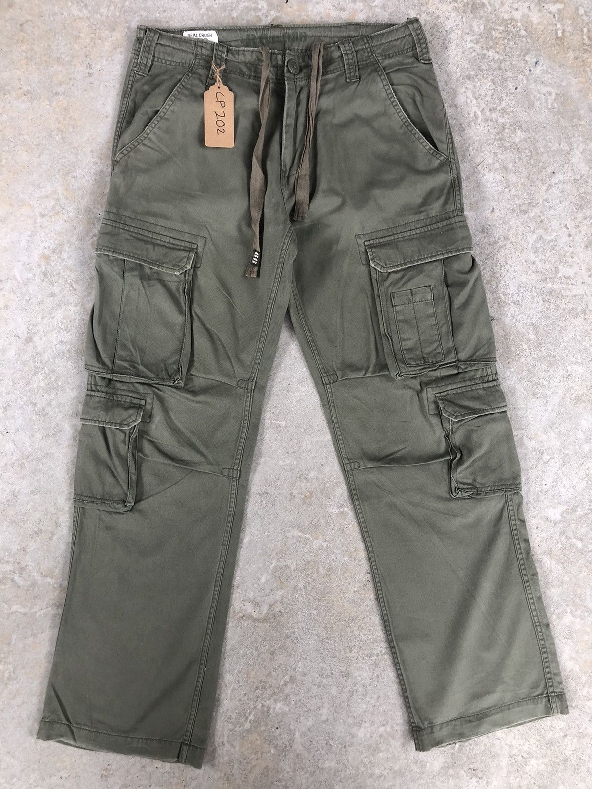Seditionaries Real Crush Cargo Pants Tactical Multipocket Size US 34 / EU 50 - 1 Thumbnail