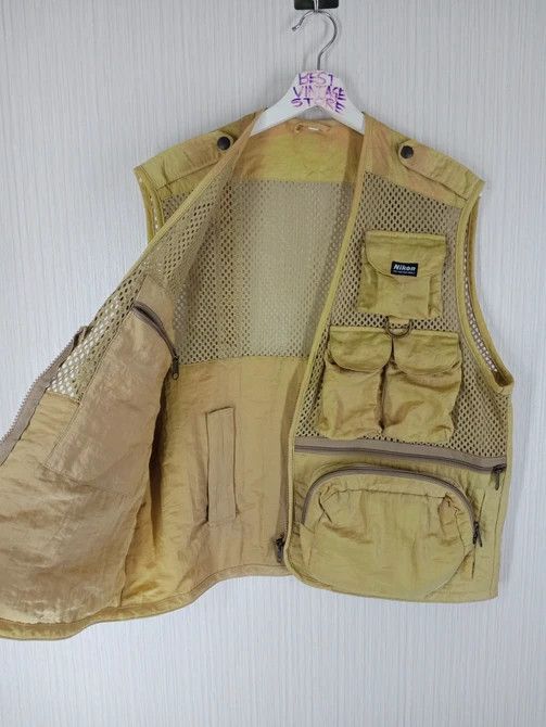 Nikon Rare Vintage Nikon Tactical Cargo Vest For Professionals Size US L / EU 52-54 / 3 - 2 Thumbnail