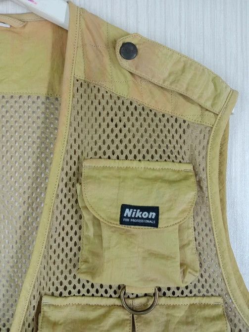 Nikon Rare Vintage Nikon Tactical Cargo Vest For Professionals Size US L / EU 52-54 / 3 - 5 Thumbnail