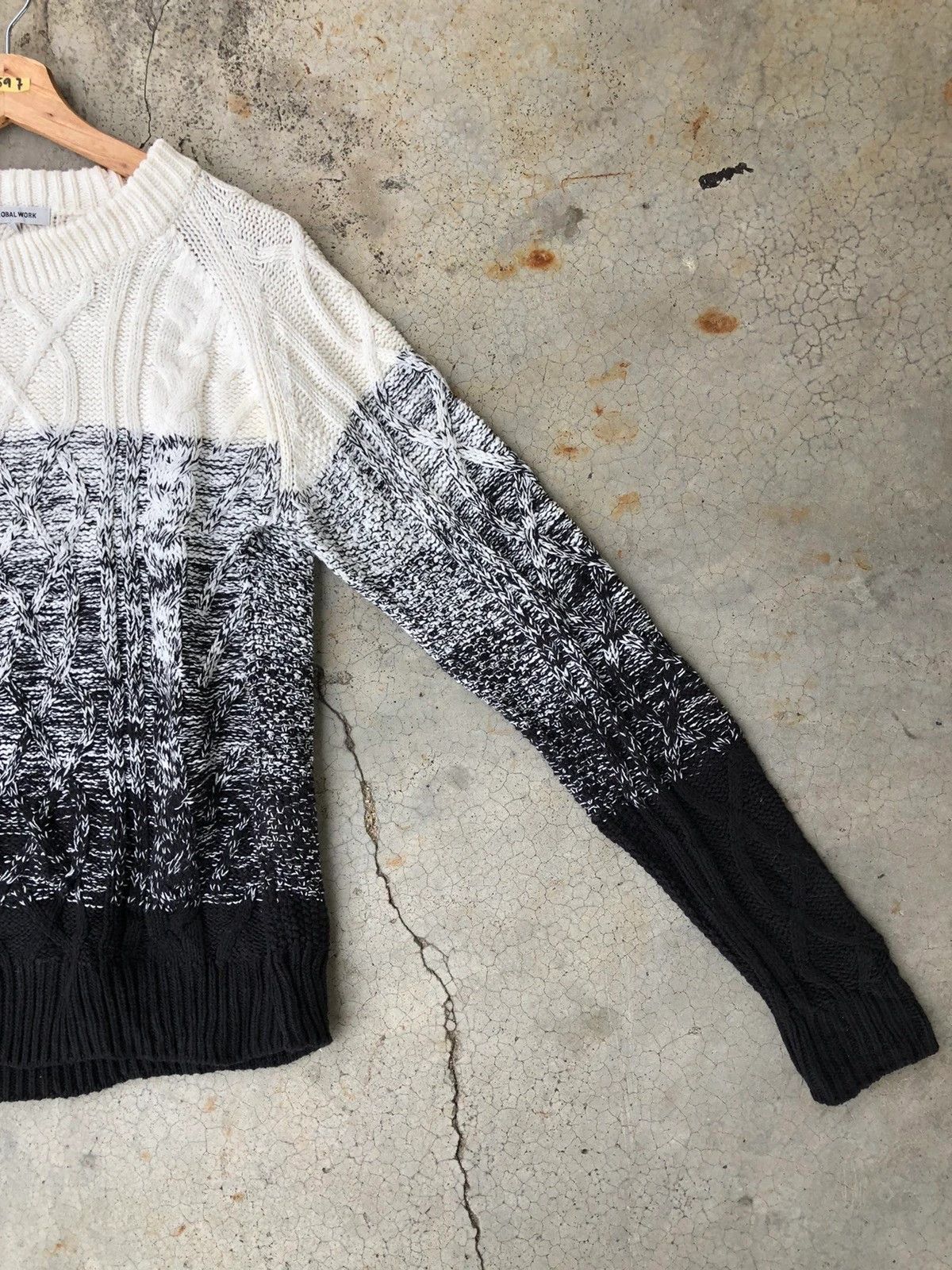Aran Isles Knitwear GLOBA WORK Pureknit/Pullover Stripe Kniting Pattern Size US L / EU 52-54 / 3 - 4 Thumbnail