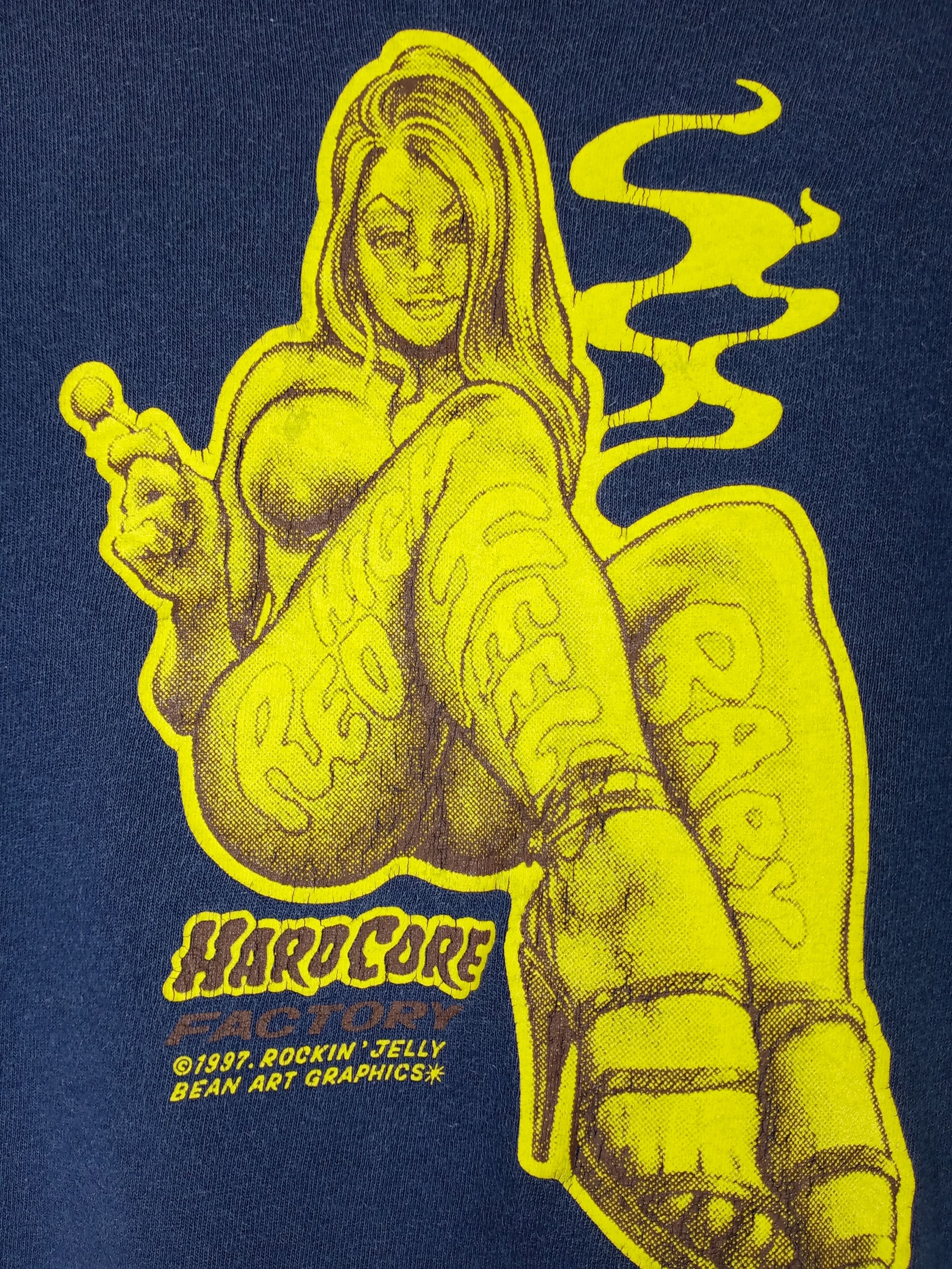 Vintage Rare Vintage 1997 Rockin Jelly Bean Hardcore Factory Tshirt Size US M / EU 48-50 / 2 - 3 Thumbnail