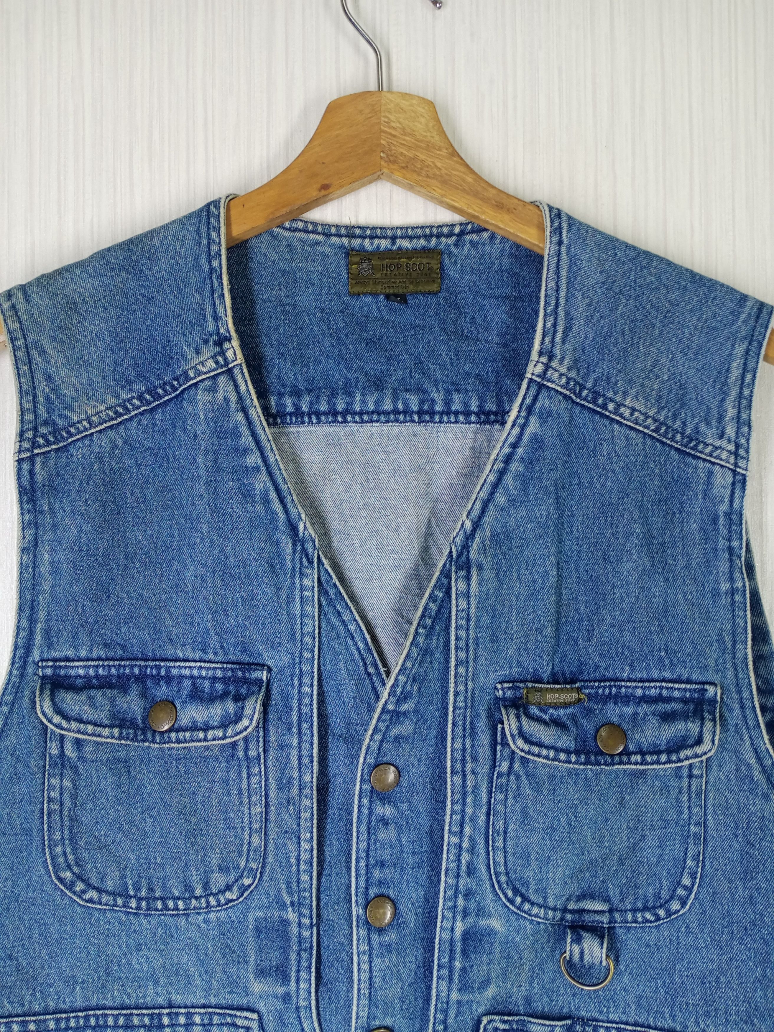Vintage Hop-Scop Multipocket Tactical Fishing Denim