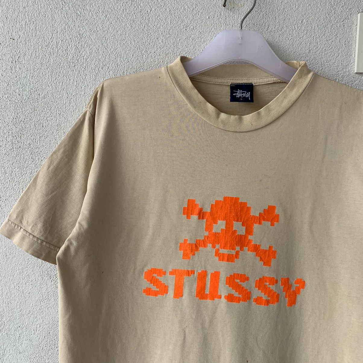 Stussy rare!! STUSSY t shirt spell out big logo. STUSSY CROSS SKULL Size US L / EU 52-54 / 3 - 3 Thumbnail