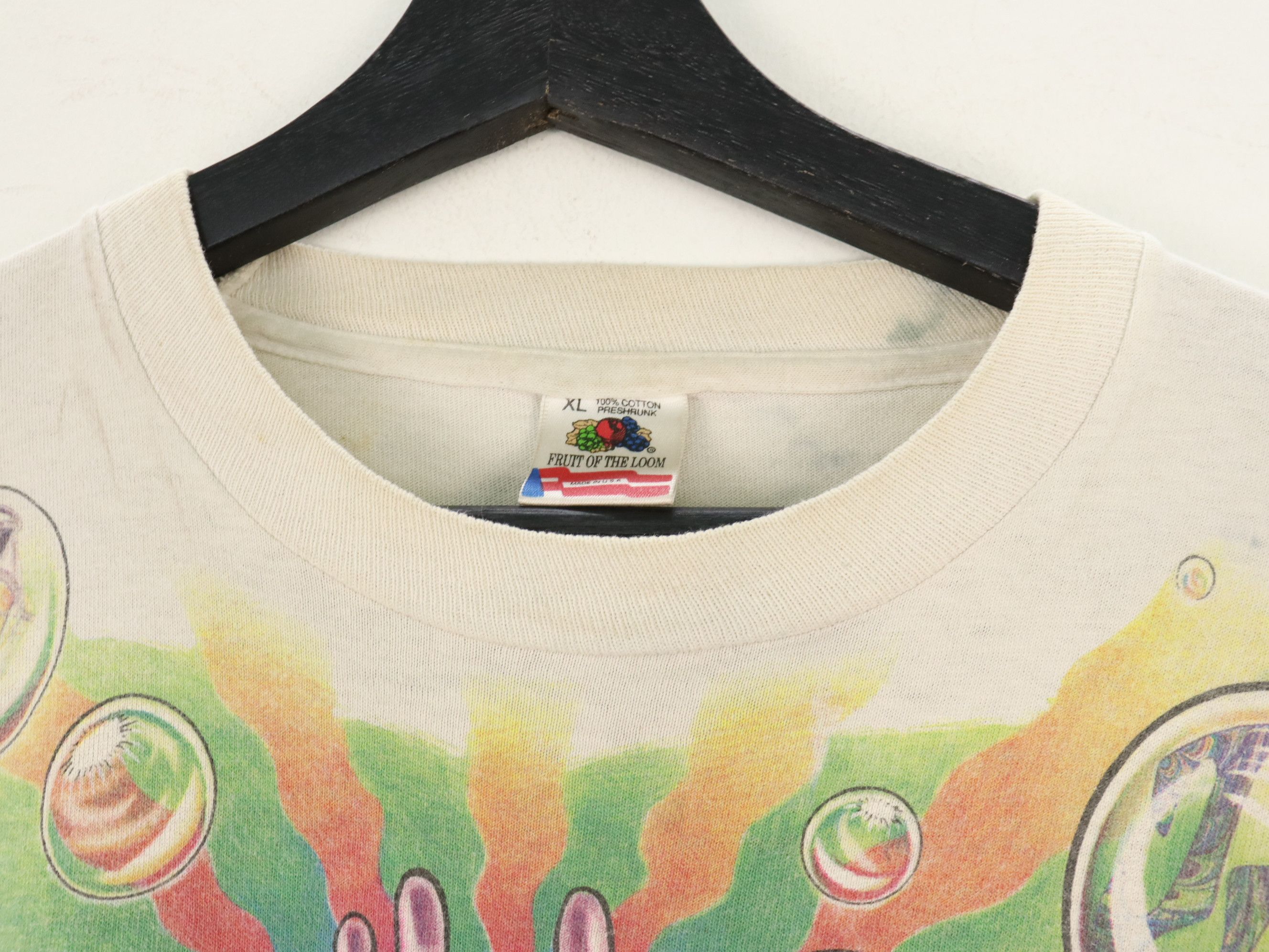 Fruit Of The Loom Vtg. 90's Grateful Dead Jerry Garcia Band 1991 Tie Dye Shirt Size US L / EU 52-54 / 3 - 3 Thumbnail