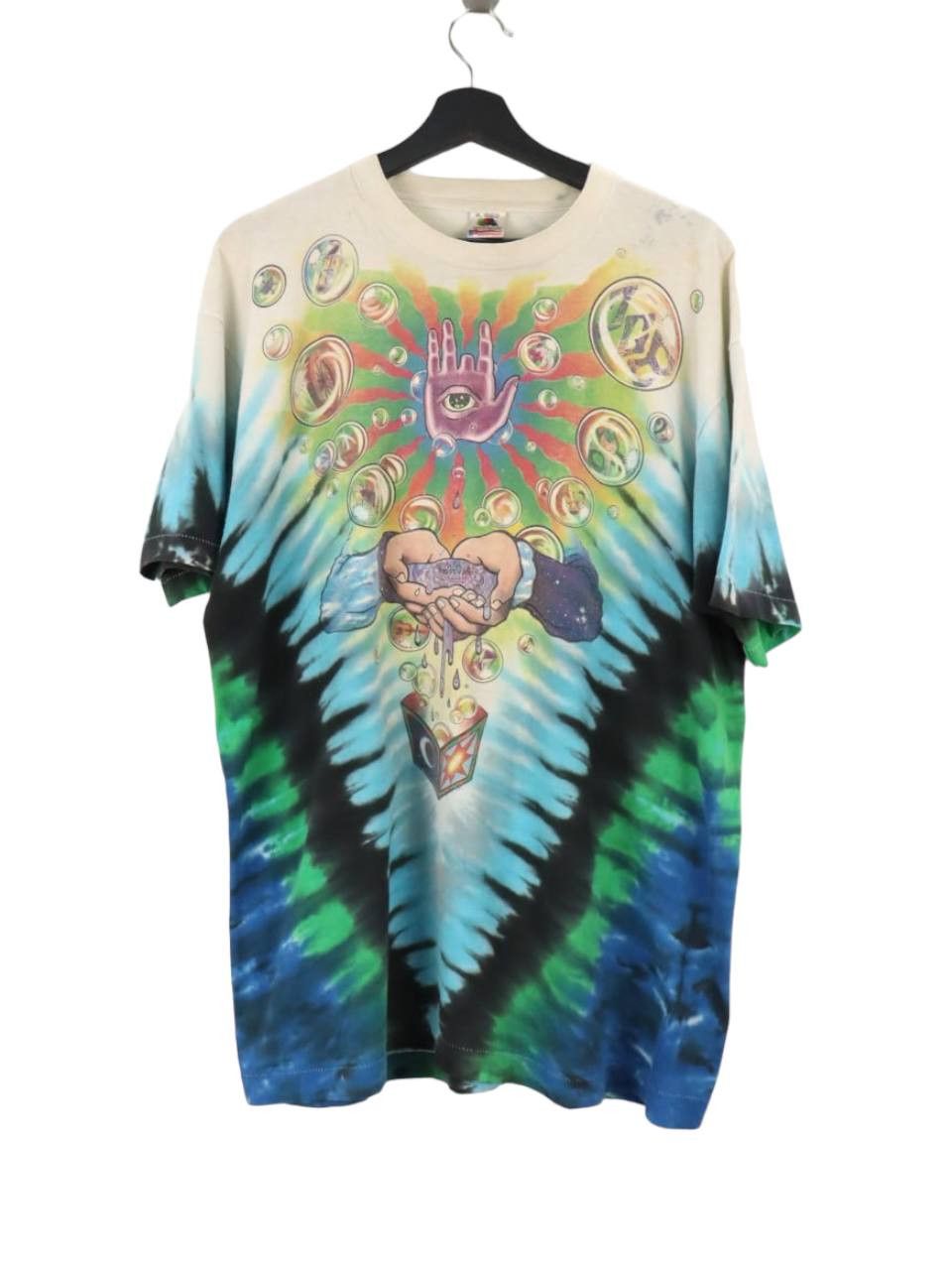 Fruit Of The Loom Vtg. 90's Grateful Dead Jerry Garcia Band 1991 Tie Dye Shirt Size US L / EU 52-54 / 3 - 17 Thumbnail
