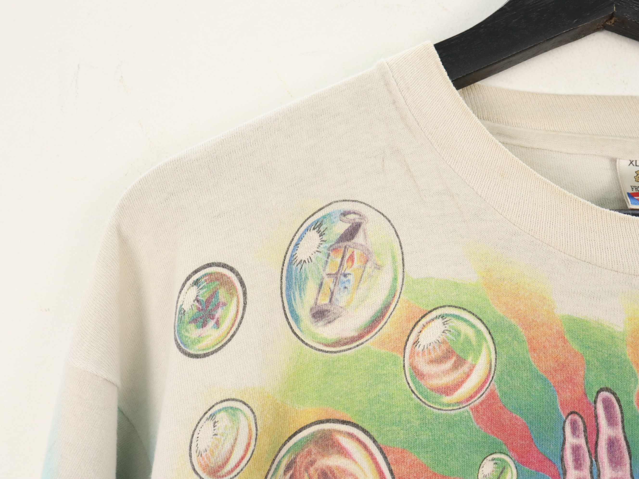 Fruit Of The Loom Vtg. 90's Grateful Dead Jerry Garcia Band 1991 Tie Dye Shirt Size US L / EU 52-54 / 3 - 4 Thumbnail