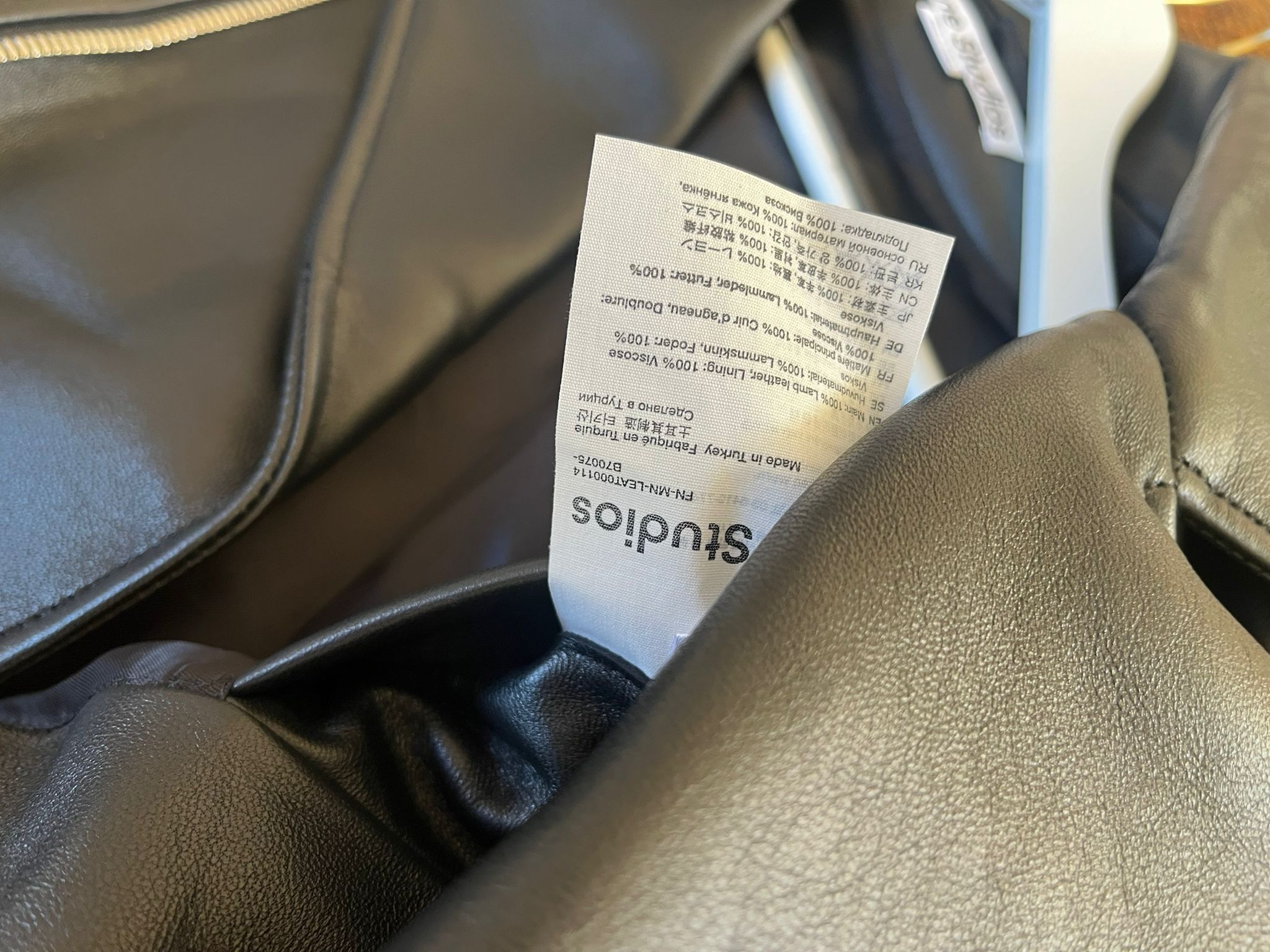 Acne Studios FN-MN-LEAT000114 Leather Biker Jacket in Black Size US M / EU 48-50 / 2 - 13 Thumbnail