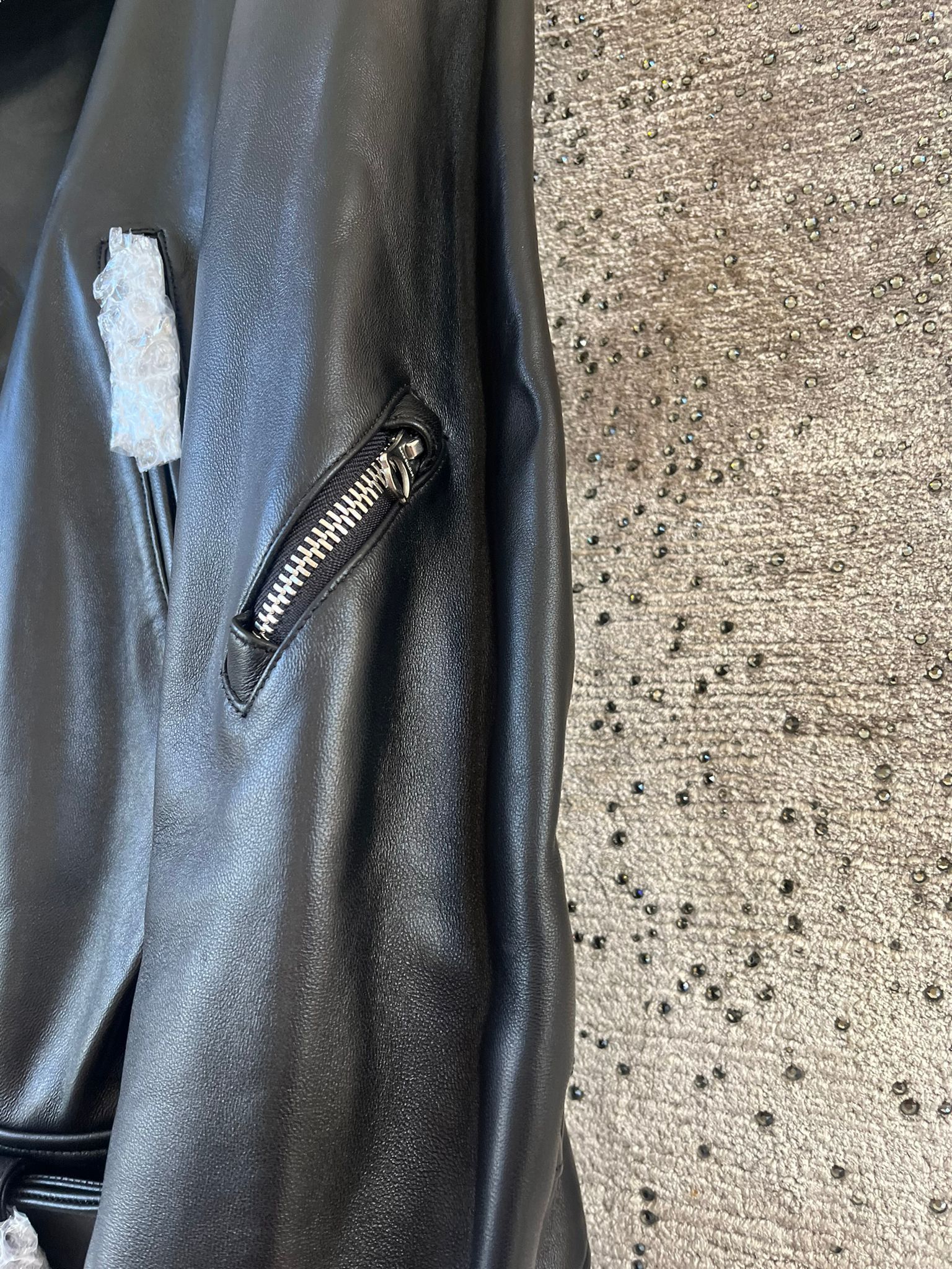Acne Studios FN-MN-LEAT000114 Leather Biker Jacket in Black Size US M / EU 48-50 / 2 - 6 Thumbnail