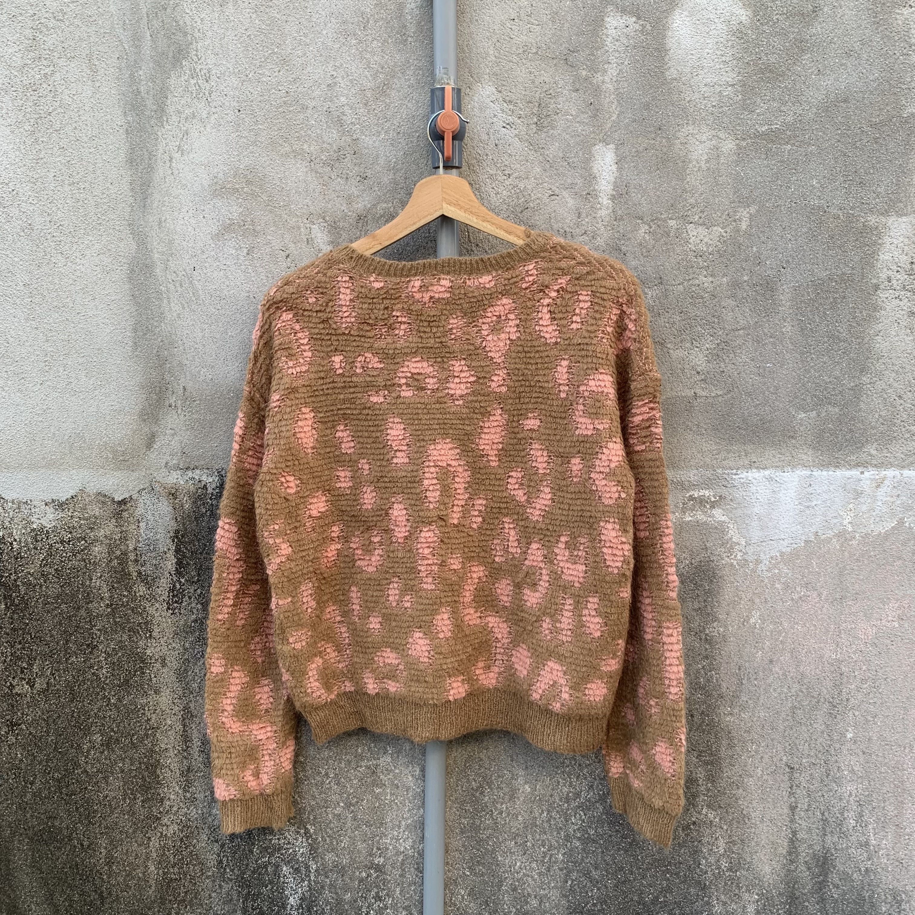 Aran Isles Knitwear SEND OFFER📌 MOHAIR Vtg Jumper Leopard RARE Pullover Sweater Size US M / EU 48-50 / 2 - 8 Thumbnail