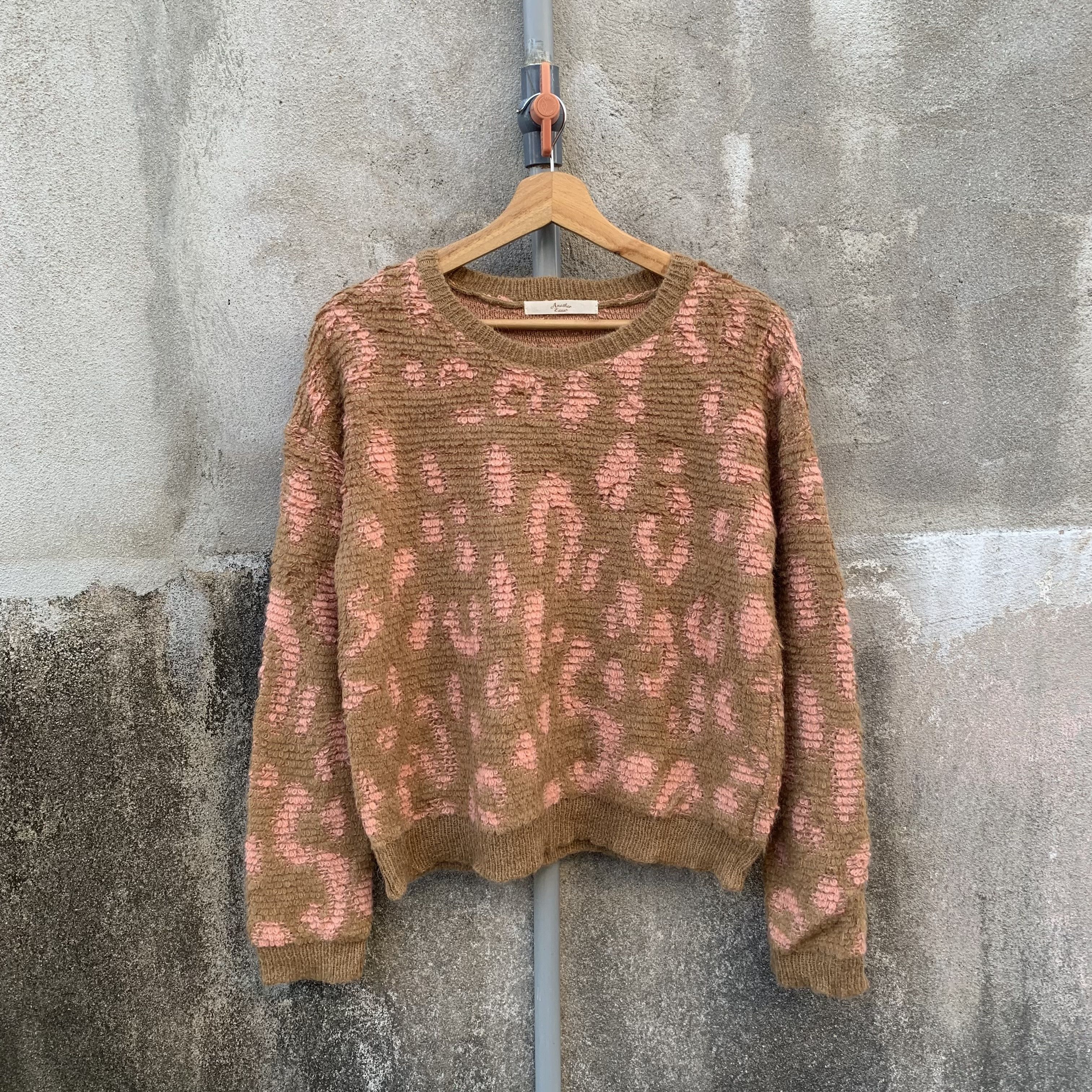 Aran Isles Knitwear SEND OFFER📌 MOHAIR Vtg Jumper Leopard RARE Pullover Sweater Size US M / EU 48-50 / 2 - 1 Thumbnail