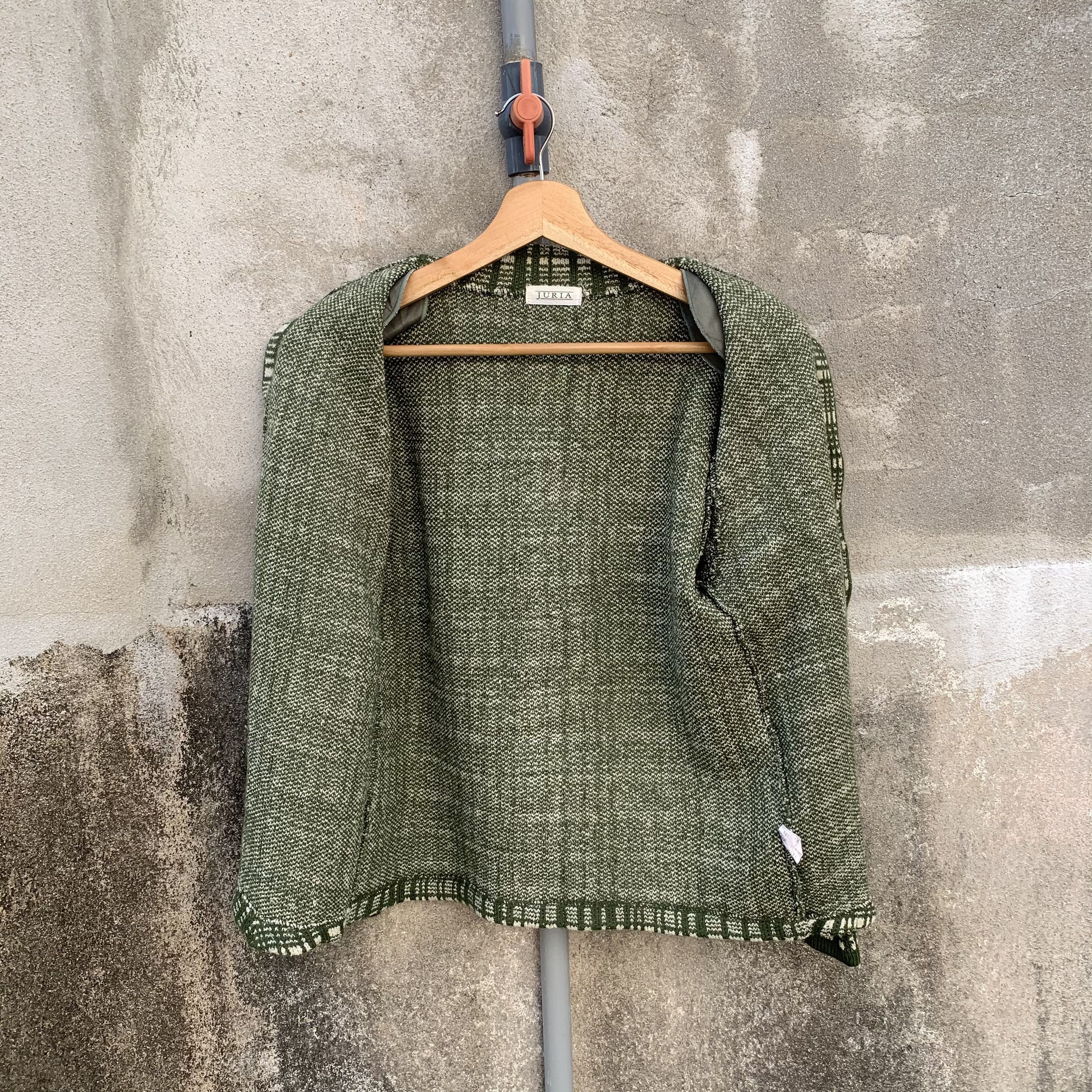 Other Knit Cardigan Cropped Japanese Vtg Plaid With Double Breast Size XS / US 0-2 / IT 36-38 - 7 Thumbnail