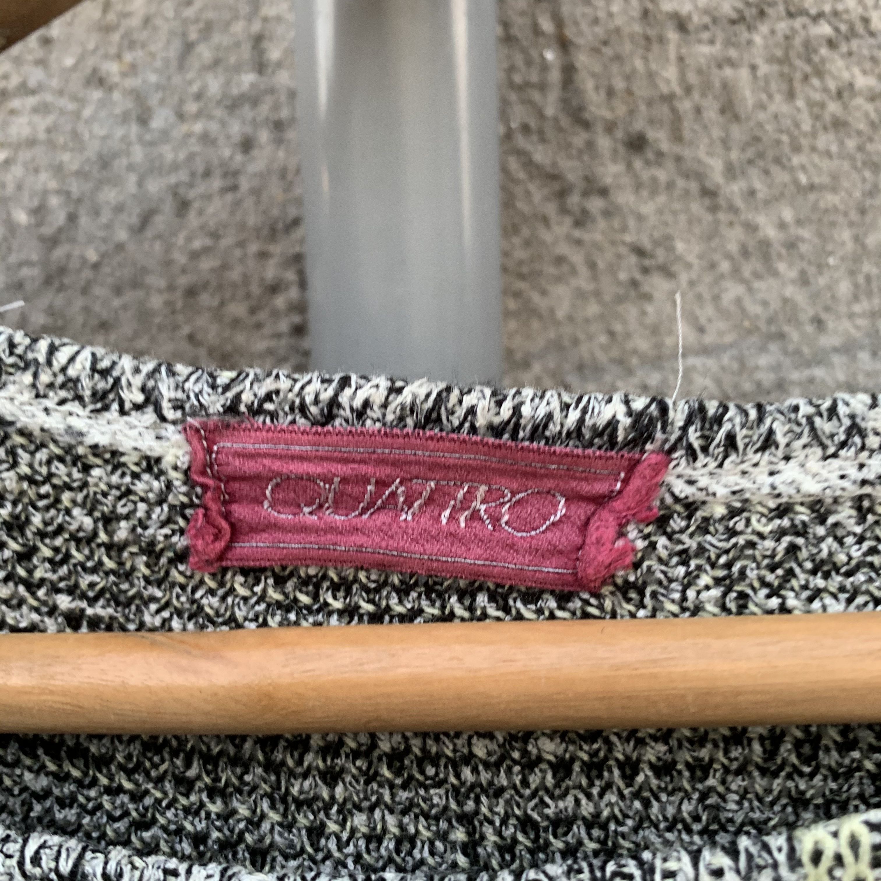 Aran Isles Knitwear Quattro Knit Jumper Cropped JapaneseVintage Pullover Sweater Size S / US 4 / IT 40 - 4 Thumbnail