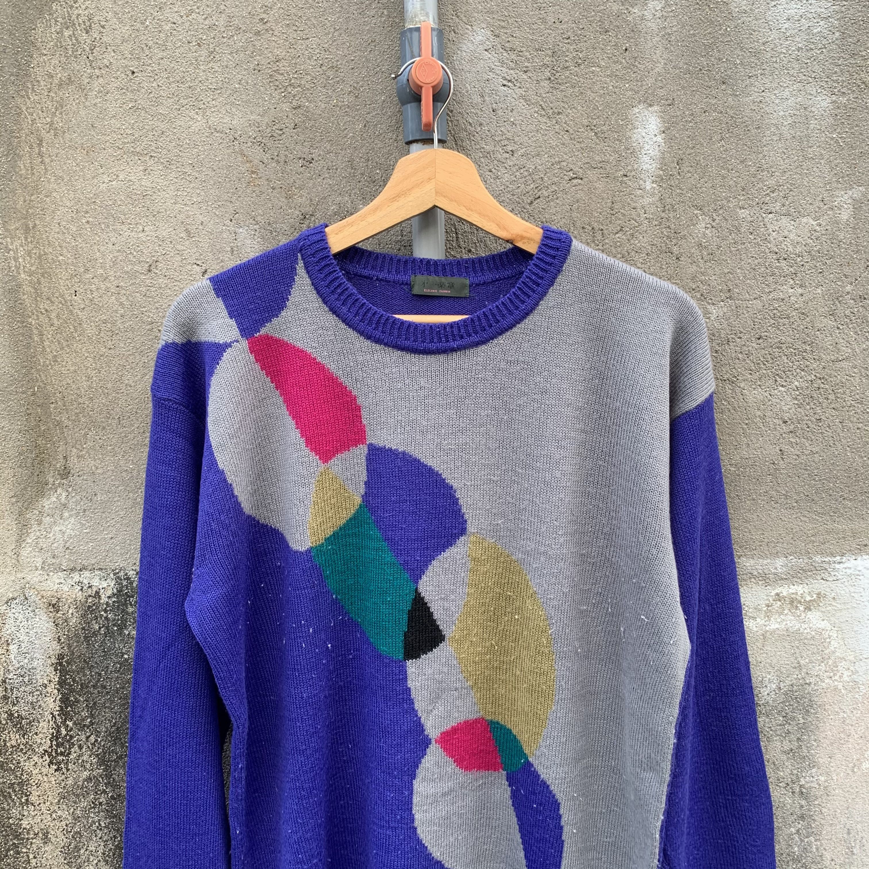 Japanese Brand SEND OFFERS💥JAPANESE Vintage Knit Arts Pullover Sweater Size US M / EU 48-50 / 2 - 2 Thumbnail