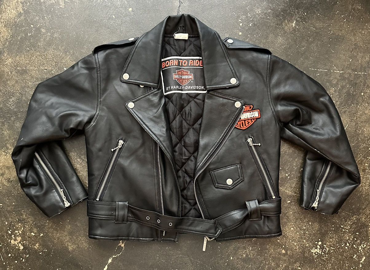 Harley Davidson × Vintage Early 80s Vintage Leather