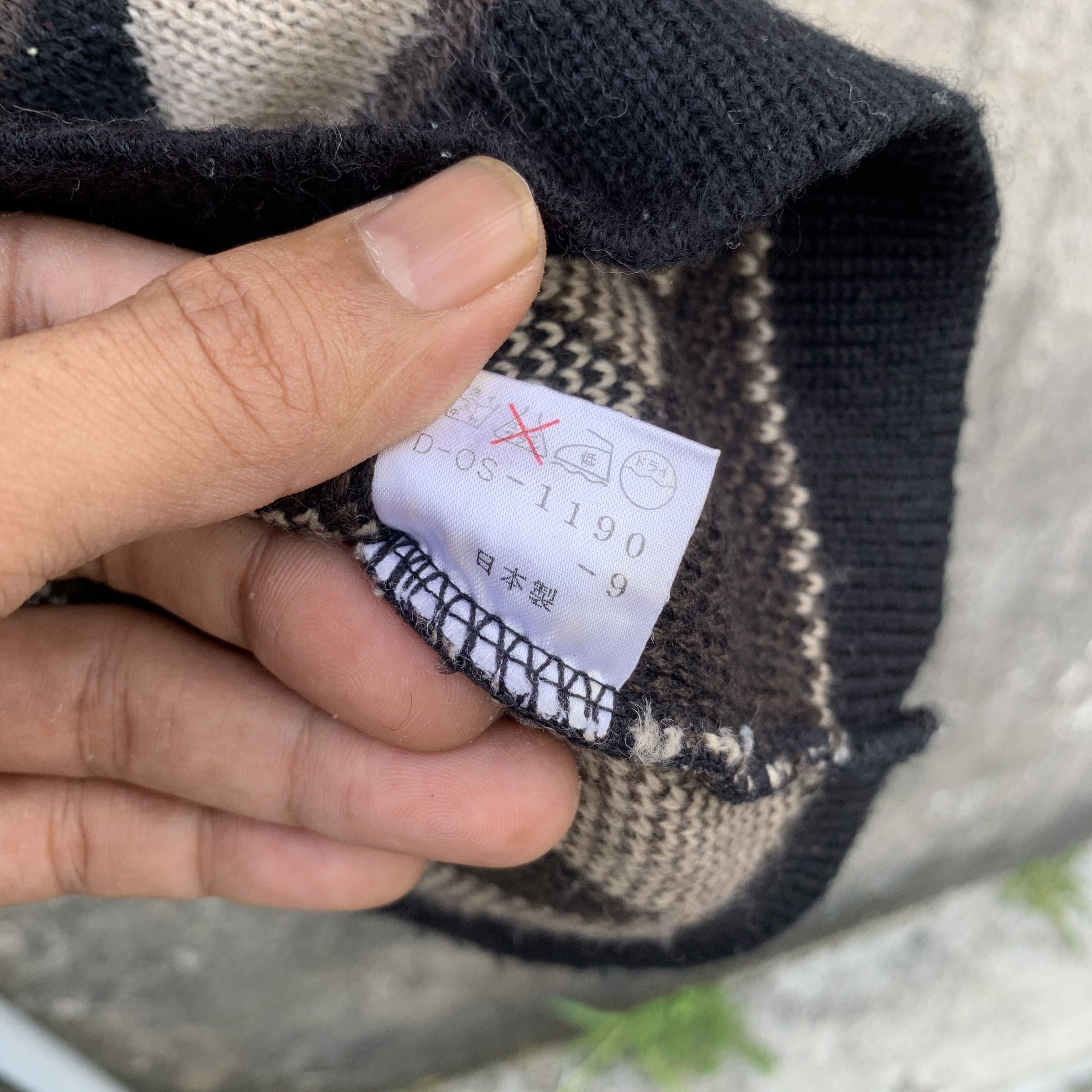 Tornado Mart VINTAGE JPN VERY RARE Knit Jumper Art Baggy Cardigan Sweater Size M / US 6-8 / IT 42-44 - 7 Thumbnail