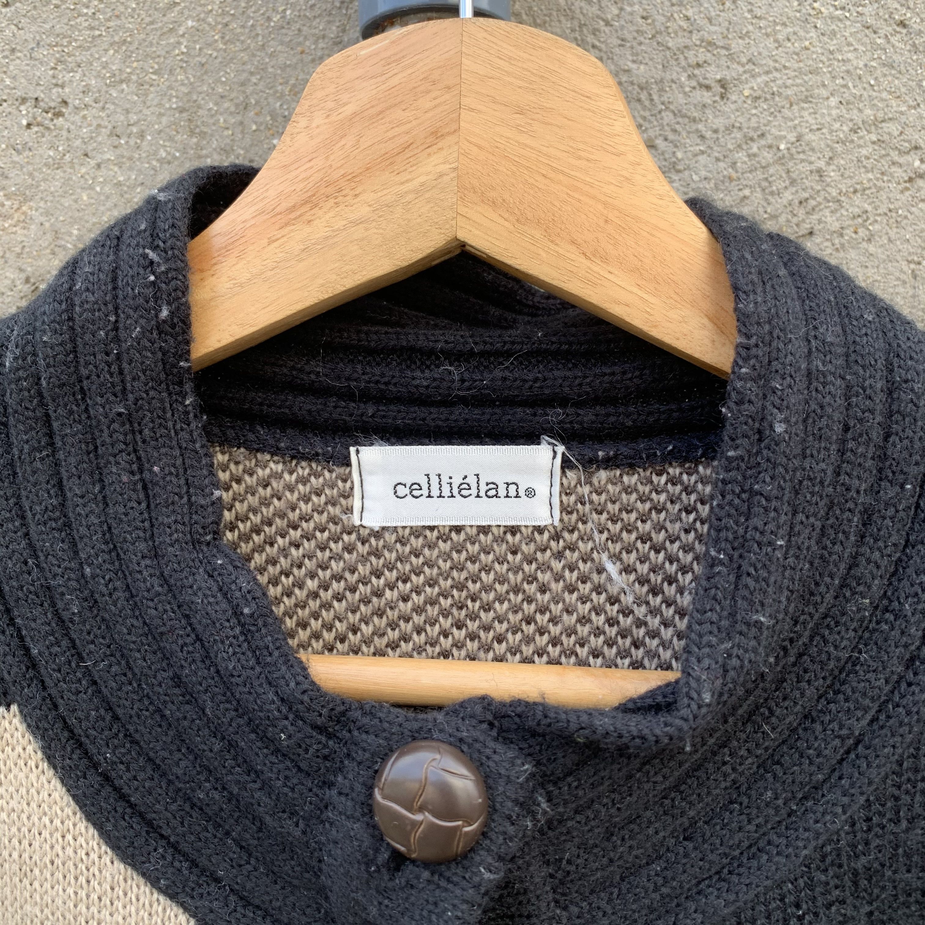 Tornado Mart VINTAGE JPN VERY RARE Knit Jumper Art Baggy Cardigan Sweater Size M / US 6-8 / IT 42-44 - 5 Thumbnail