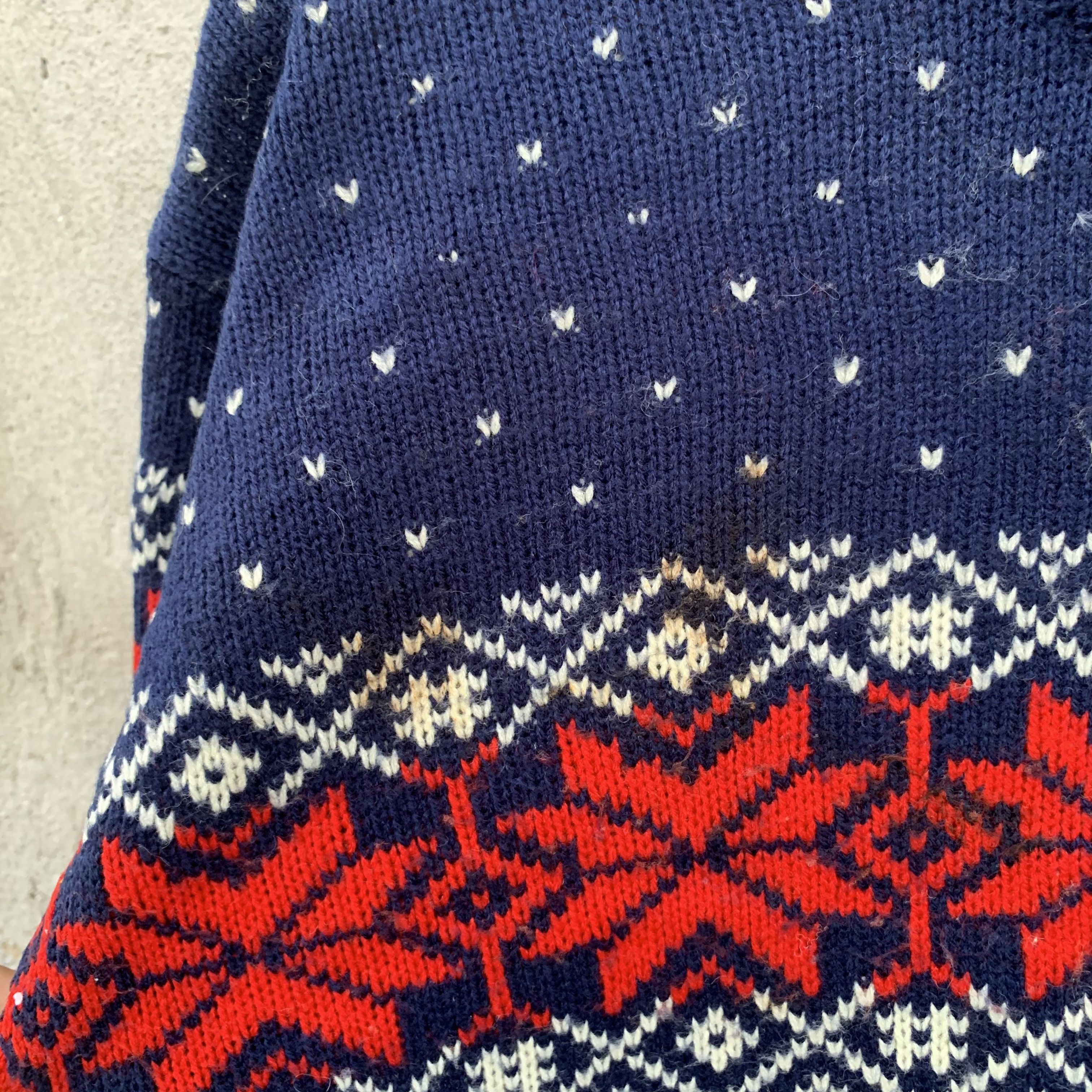 Japanese Brand 1990’s Vtg Scotch House Knit Tribal Pattern Jumper Sweater Size US M / EU 48-50 / 2 - 8 Thumbnail