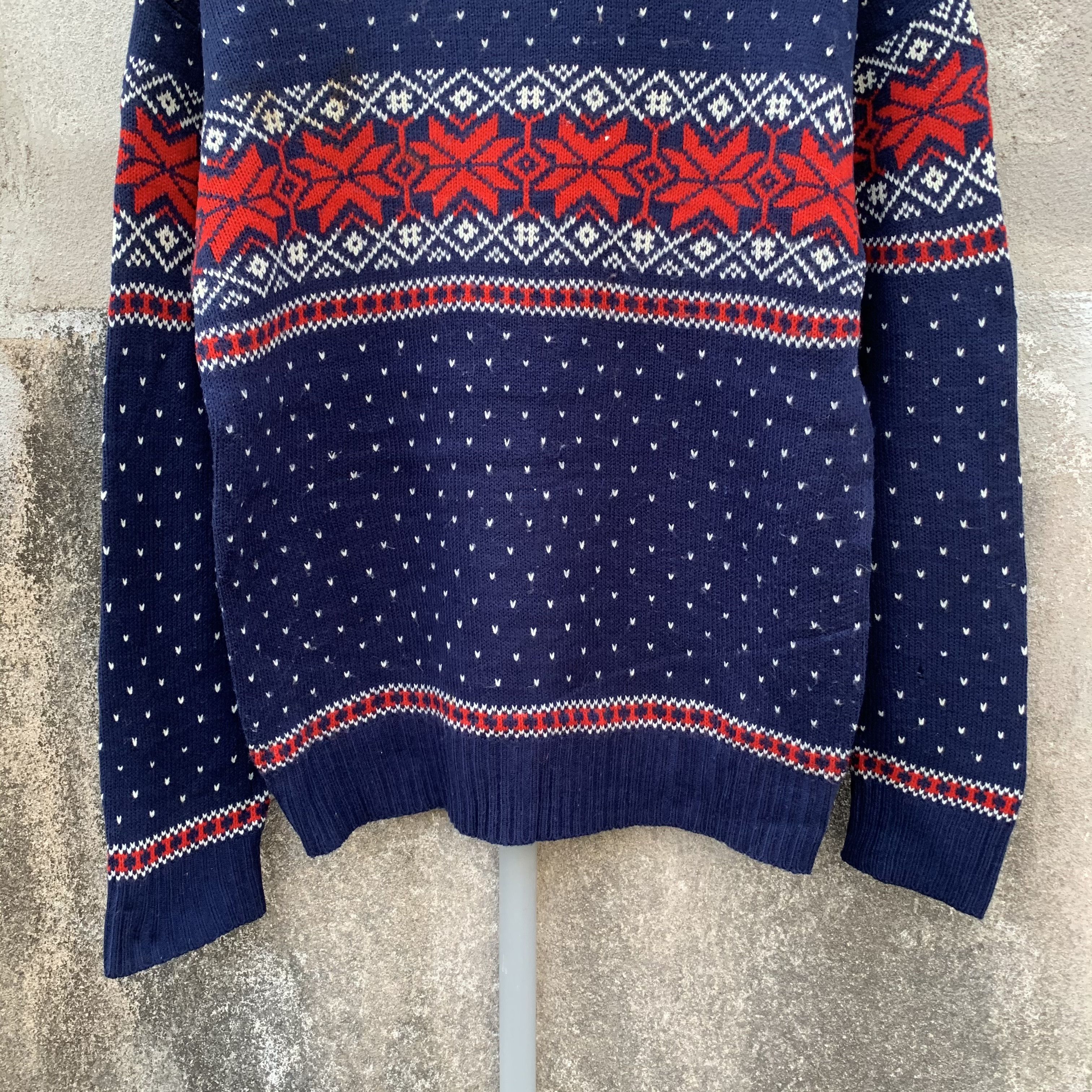 Japanese Brand 1990’s Vtg Scotch House Knit Tribal Pattern Jumper Sweater Size US M / EU 48-50 / 2 - 3 Thumbnail
