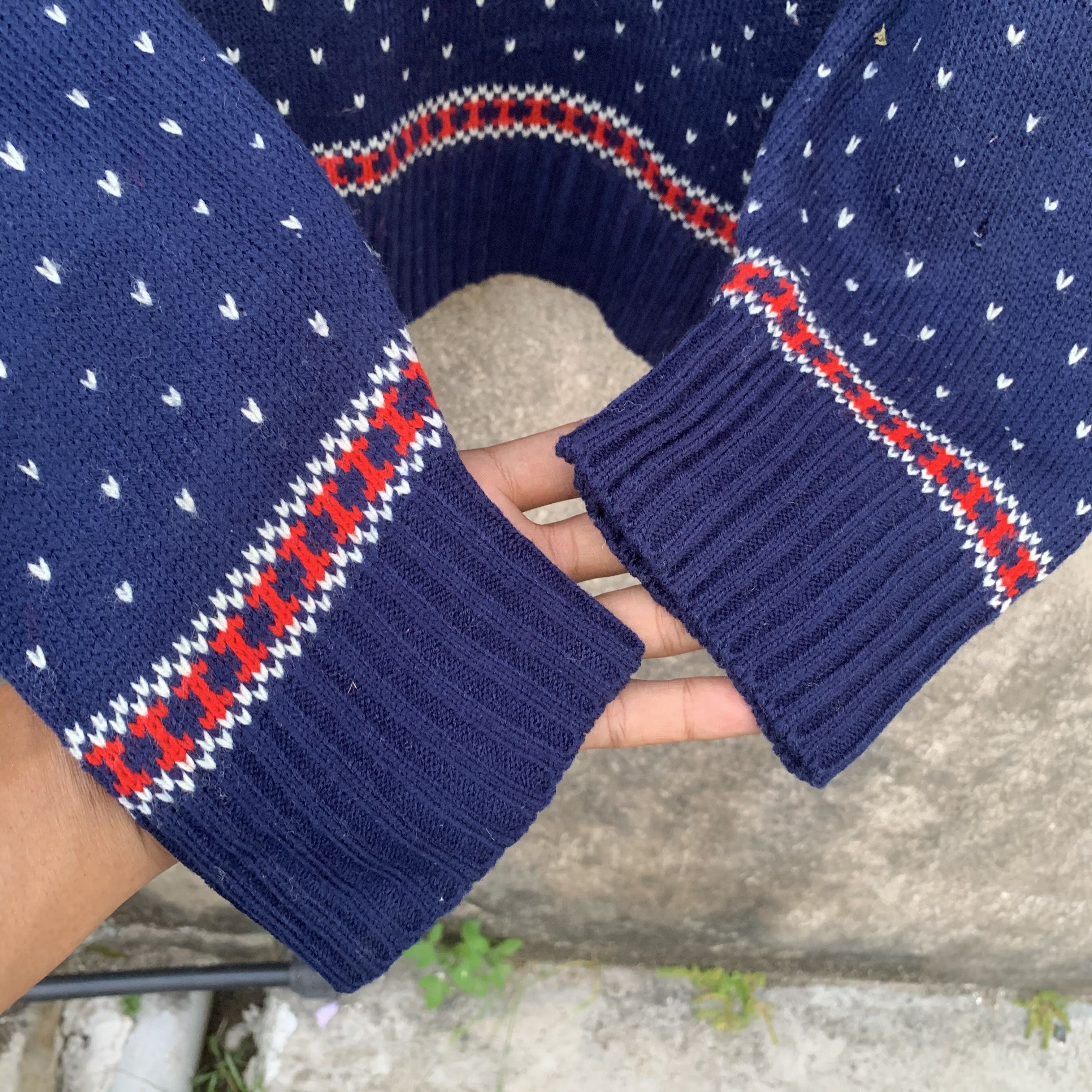 Japanese Brand 1990’s Vtg Scotch House Knit Tribal Pattern Jumper Sweater Size US M / EU 48-50 / 2 - 6 Thumbnail