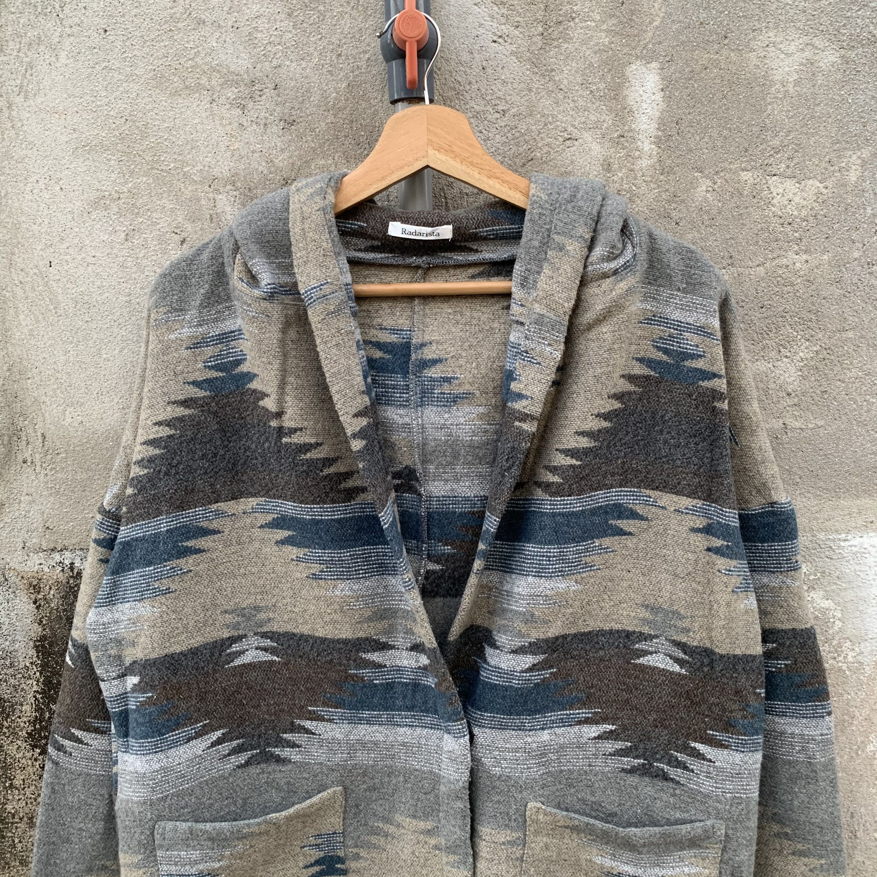Aztech Mountain Aztec Navajo Native Hoodie Long Cardigan VERY RARE Sweater Size US M / EU 48-50 / 2 - 2 Thumbnail