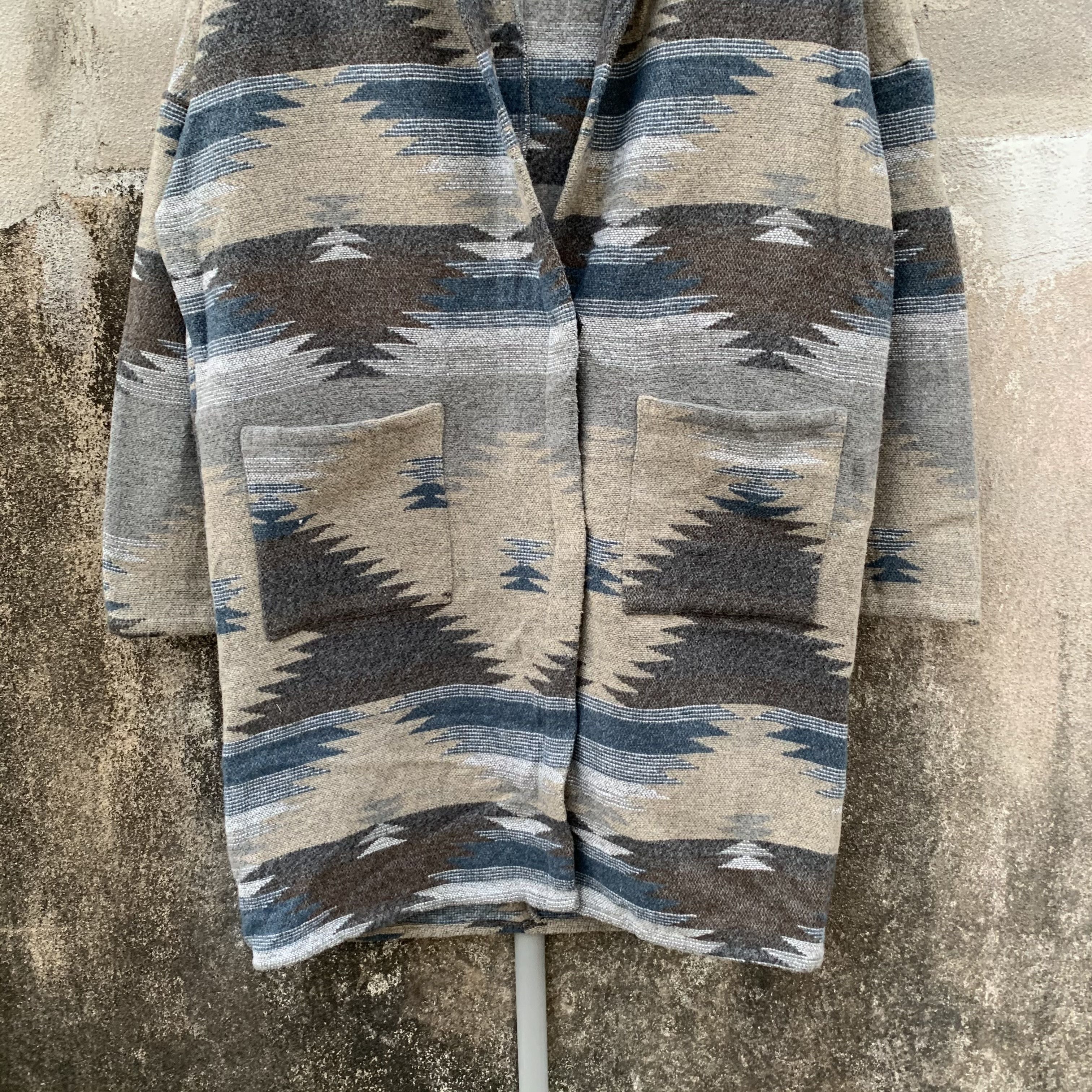 Aztech Mountain Aztec Navajo Native Hoodie Long Cardigan VERY RARE Sweater Size US M / EU 48-50 / 2 - 3 Thumbnail