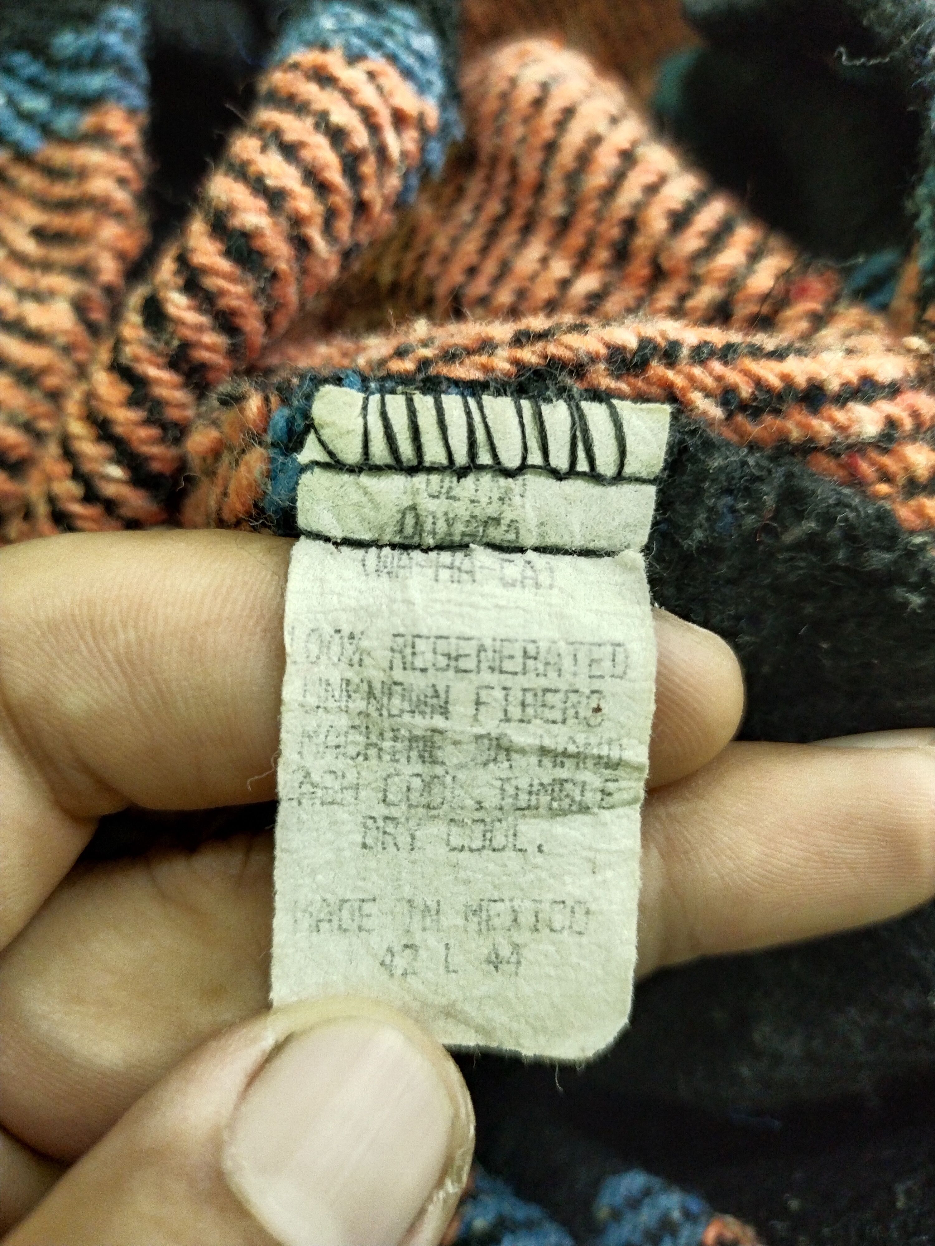 If Six Was Nine × Urban Renewal × Vintage VTG URBAN RENEWAL LA MALINCHE MEXICAN BAJA PULLOVER HOODIE Size US M / EU 48-50 / 2 - 8 Thumbnail