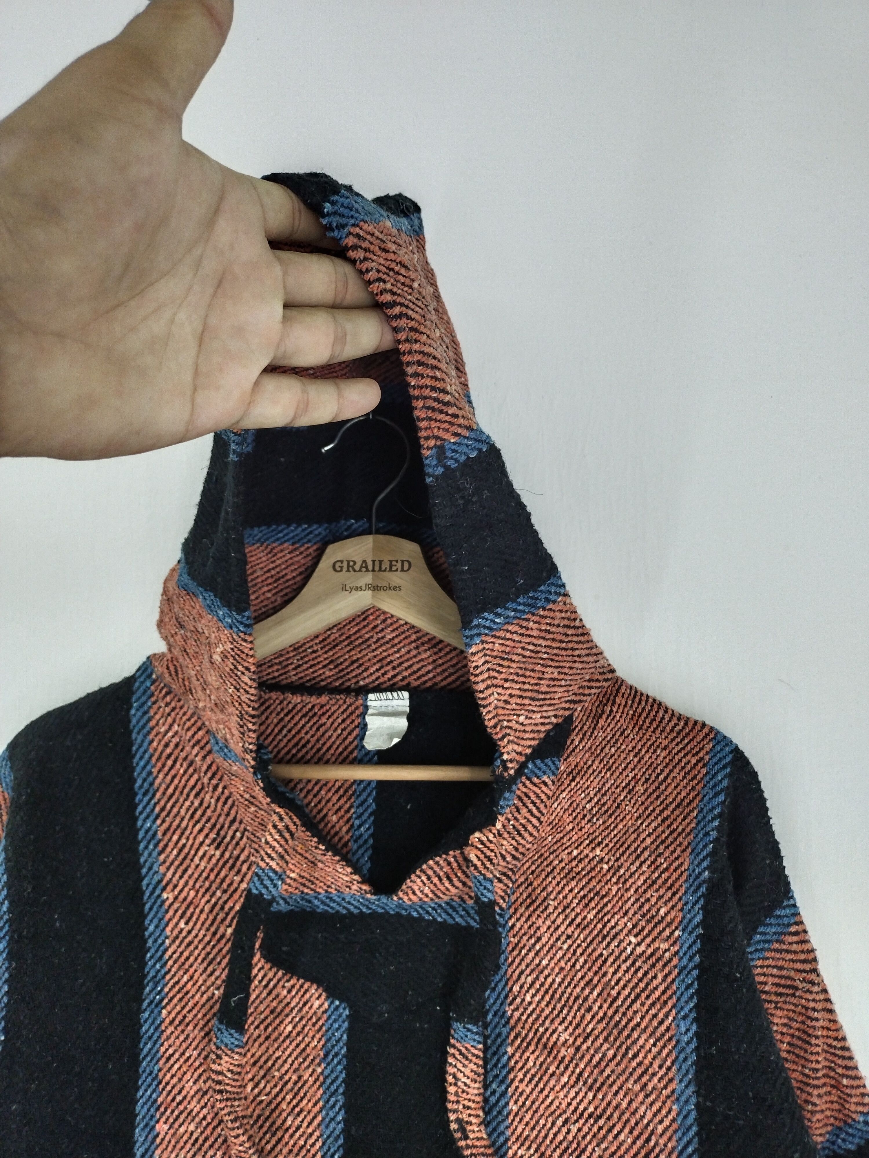 If Six Was Nine × Urban Renewal × Vintage VTG URBAN RENEWAL LA MALINCHE MEXICAN BAJA PULLOVER HOODIE Size US M / EU 48-50 / 2 - 14 Thumbnail