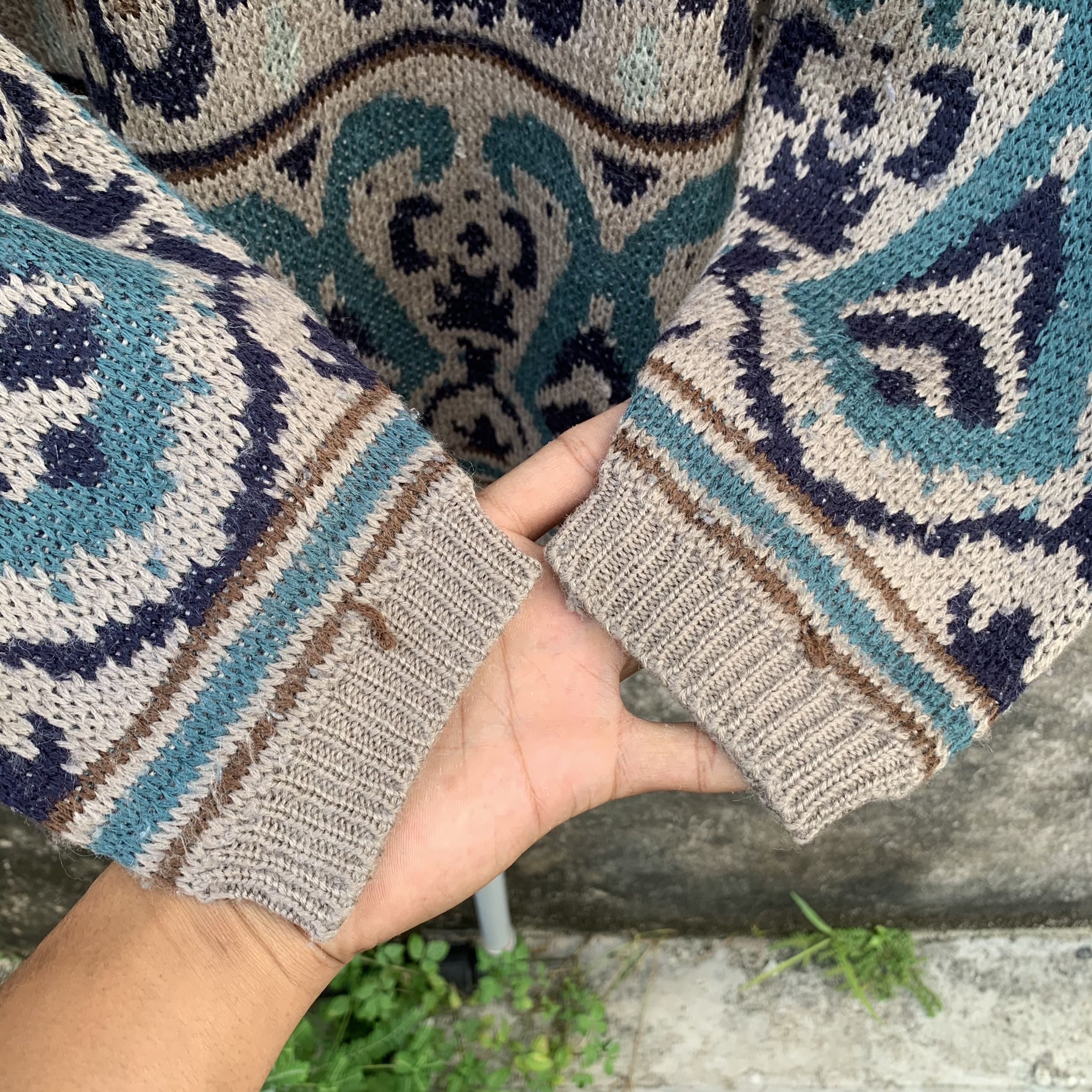 Aran Isles Knitwear 🍁 SEND OFFERS 🍁 Vintage Knit Baggy Arts Pullover Sweater Size US M / EU 48-50 / 2 - 6 Thumbnail