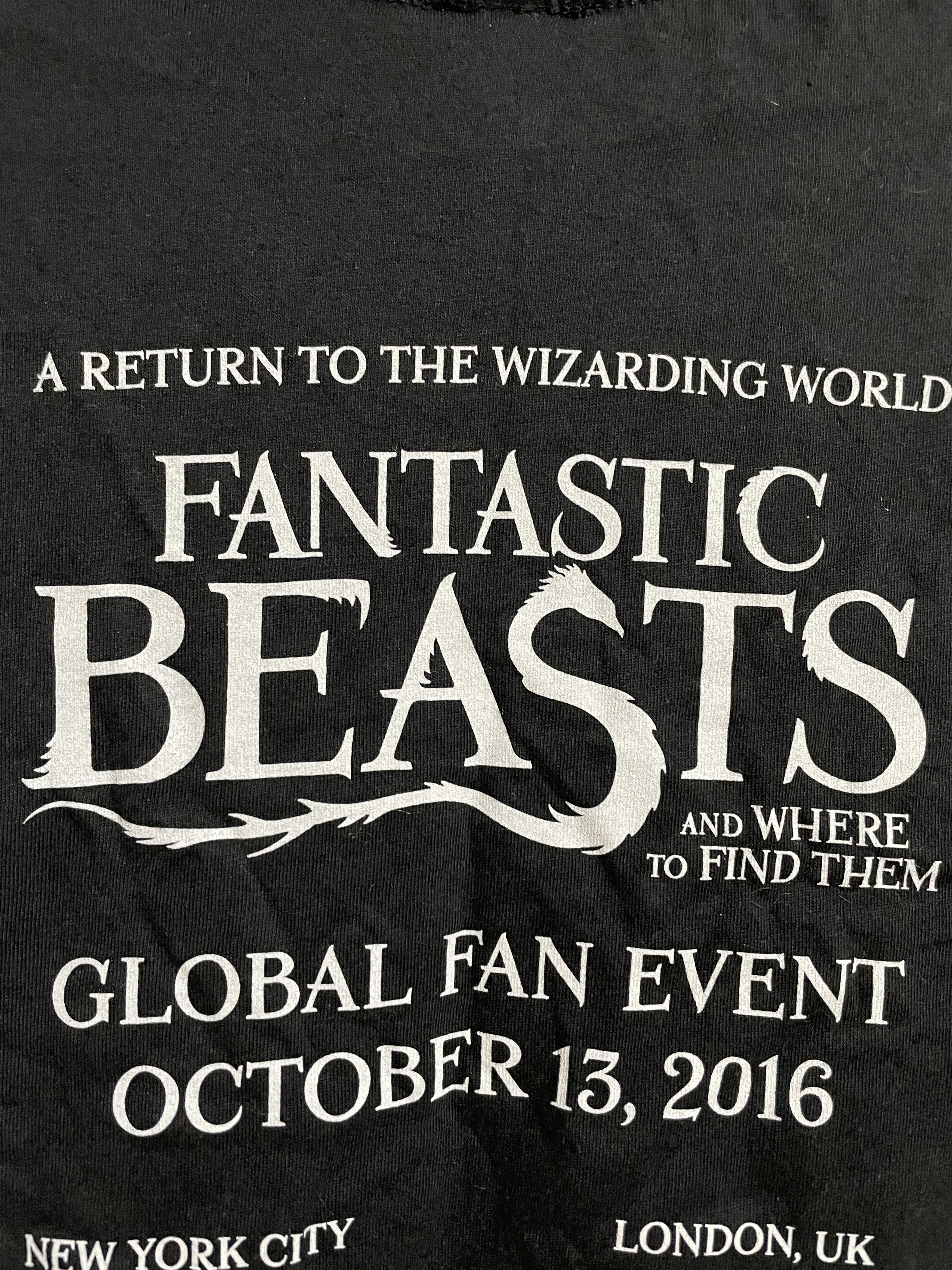 Vintage Vintage 2016 Fantastics Beasts Movie T-shirt Size US S / EU 44-46 / 1 - 11 Thumbnail