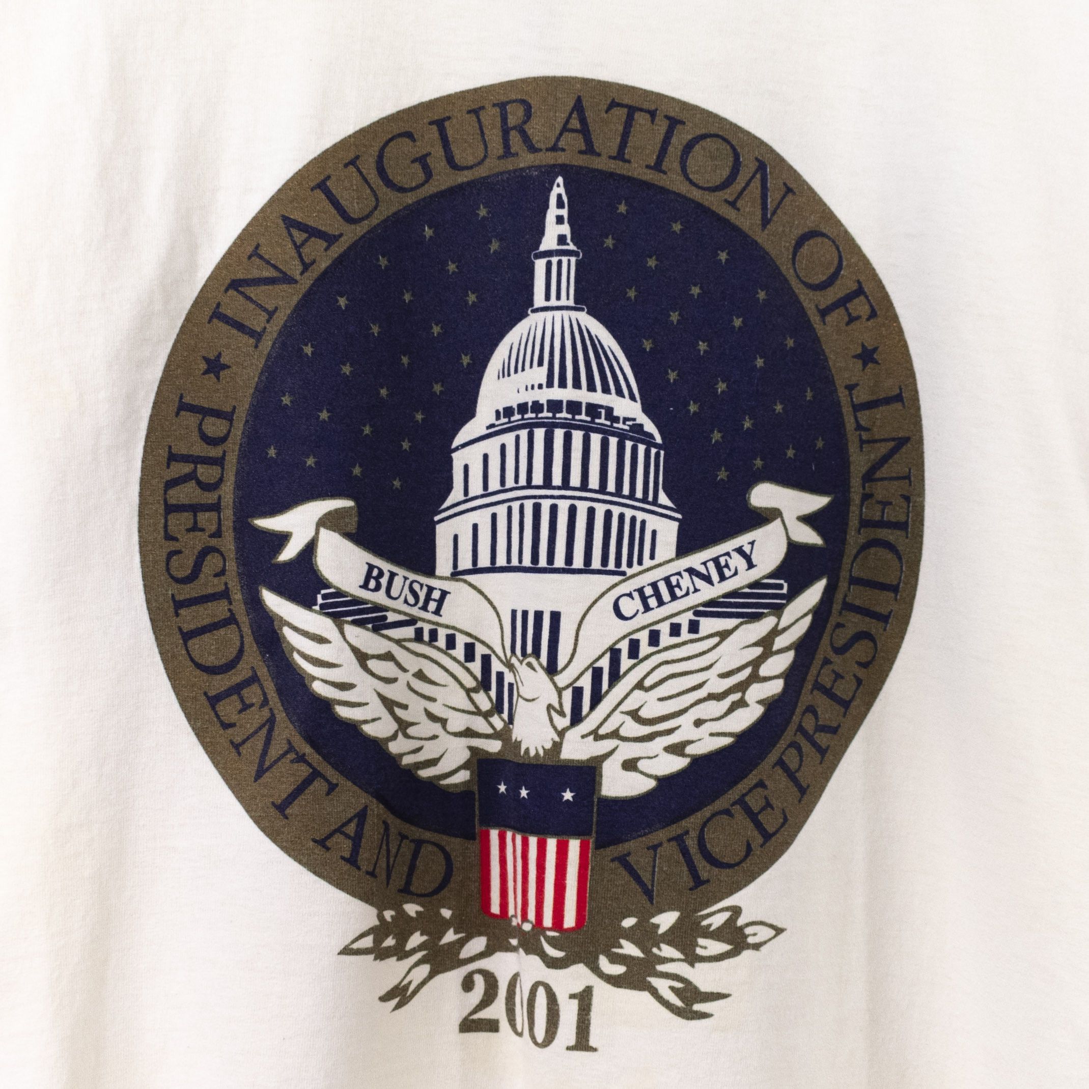 Vintage 2001 Inauguration Of George Bush & Dick Cheney T-Shirt | Grailed