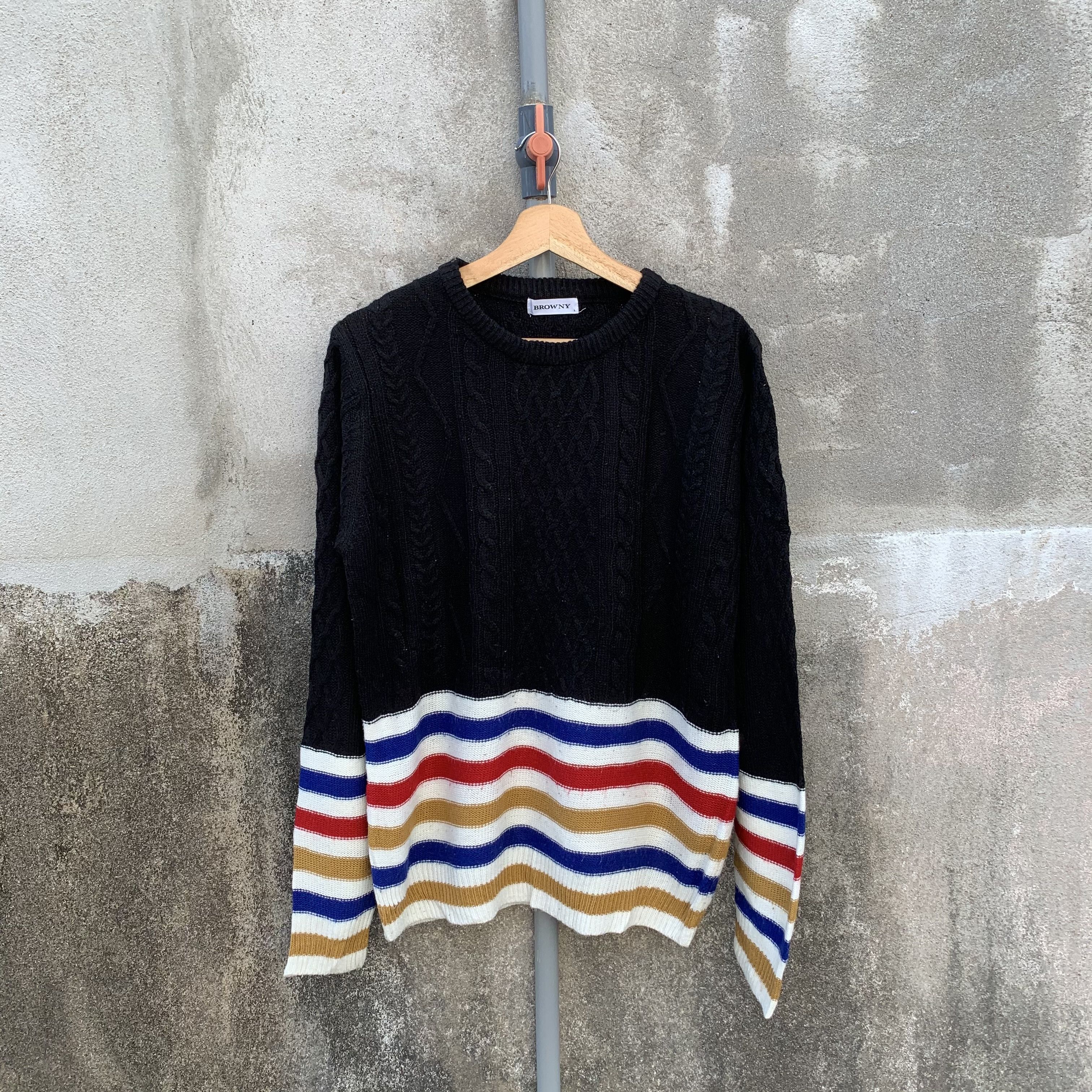 Japanese Brand Lace Cable Knit Japanese Brand Sweater Knitwear Size US M / EU 48-50 / 2 - 1 Thumbnail