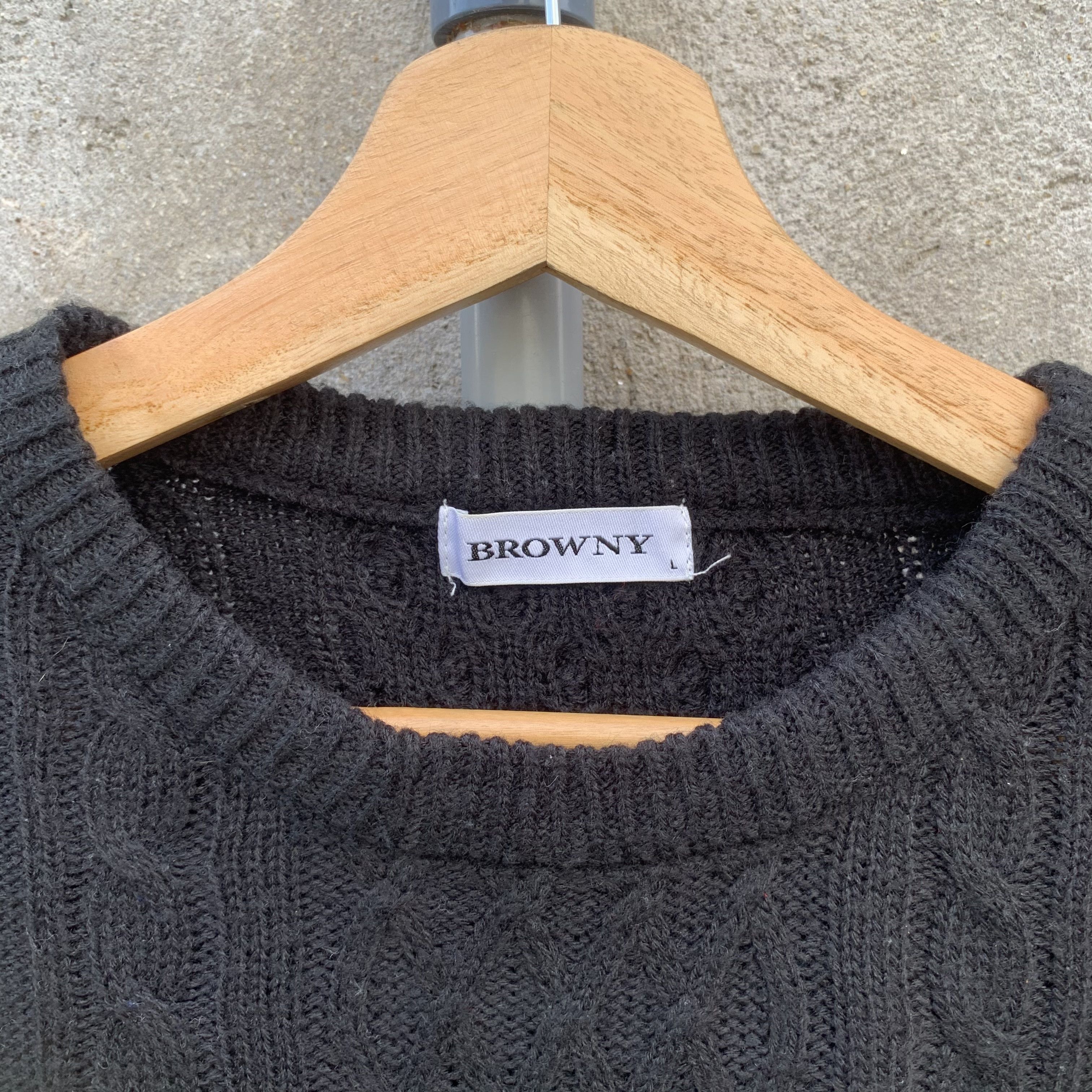 Japanese Brand Lace Cable Knit Japanese Brand Sweater Knitwear Size US M / EU 48-50 / 2 - 4 Thumbnail