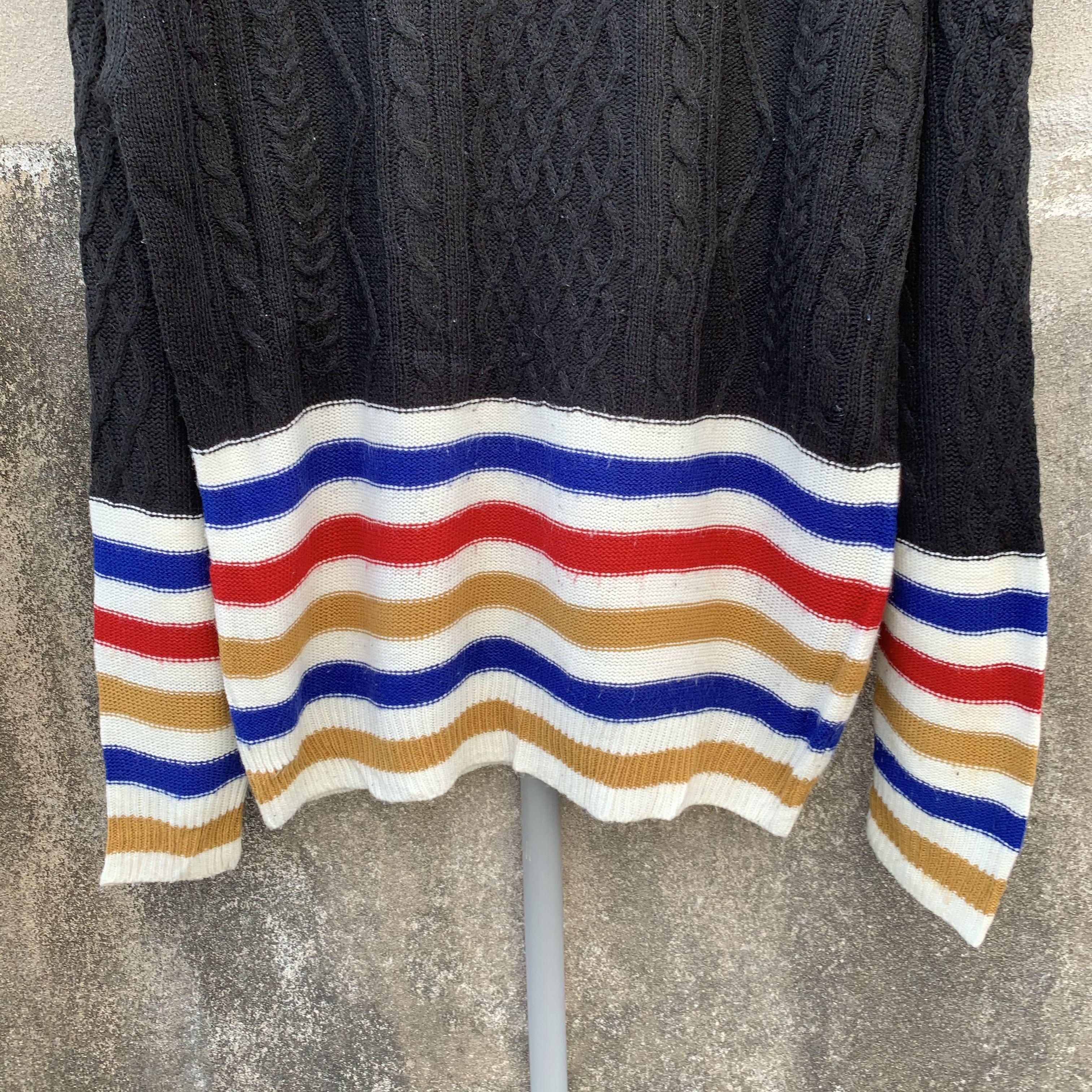 Japanese Brand Lace Cable Knit Japanese Brand Sweater Knitwear Size US M / EU 48-50 / 2 - 2 Thumbnail