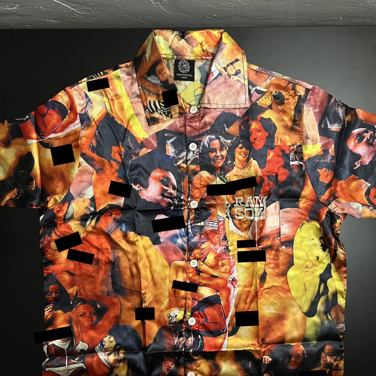 Ransom Clothing Ransom Playboy Hustler Magazine Button Up T-Shirt - LG Size US L / EU 52-54 / 3 - 1 Thumbnail