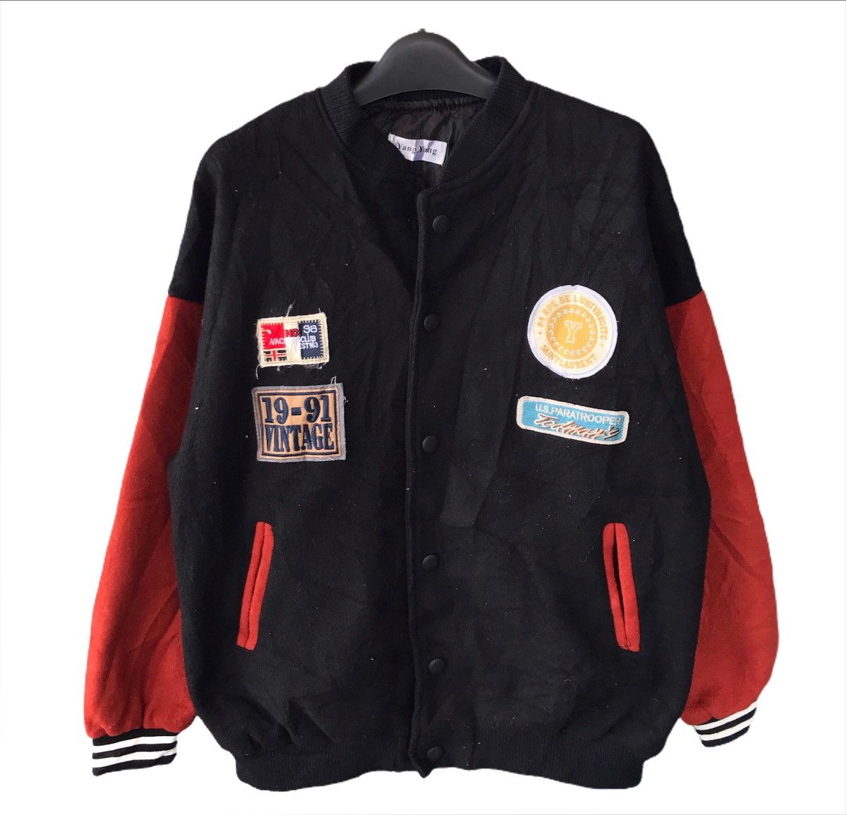 Vintage vintage wool varsity jacket Size US M / EU 48-50 / 2 - 1 Thumbnail
